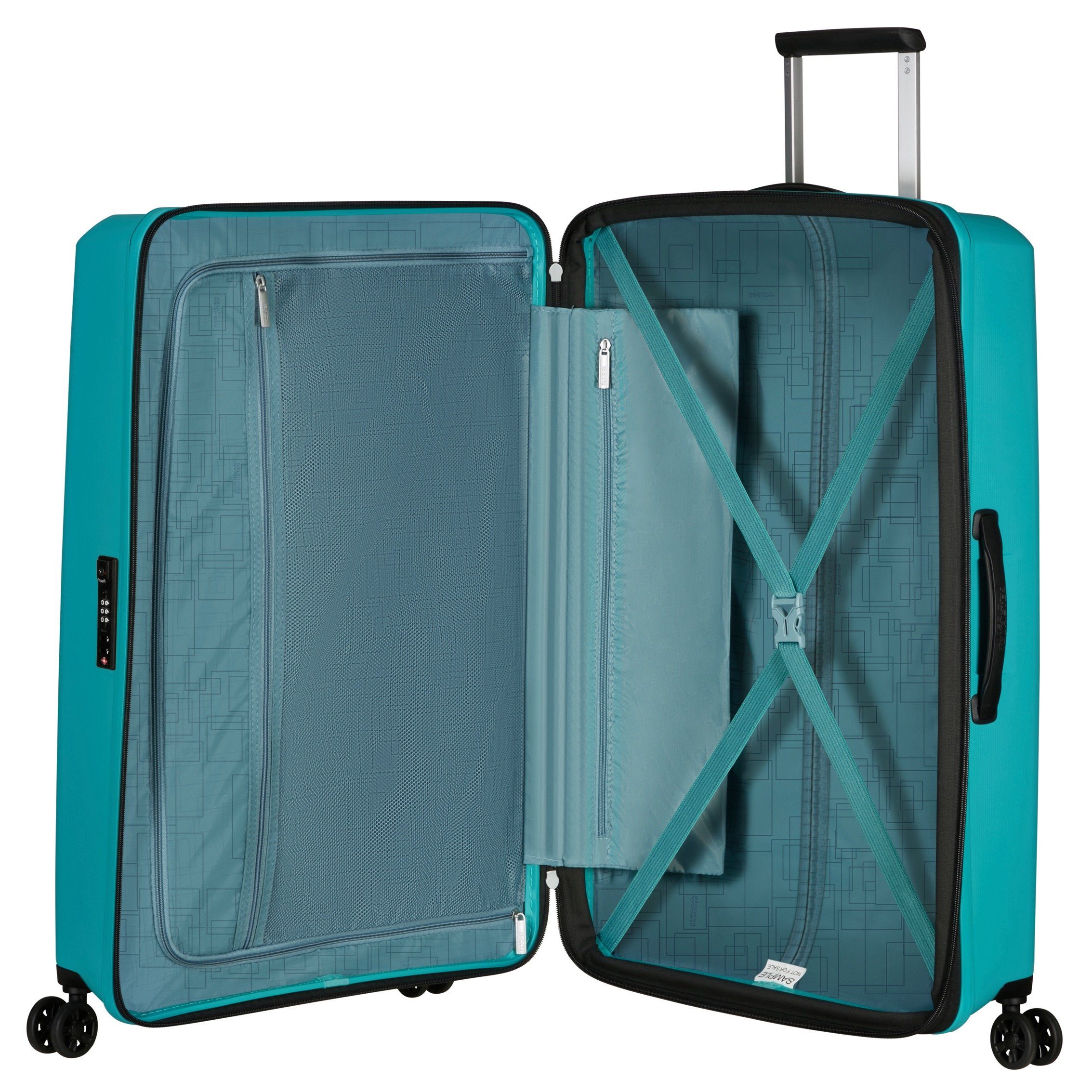 AEROSTEP Spinner 77 4 tonic American Rollen exp, Koffer turquoise Tourister®