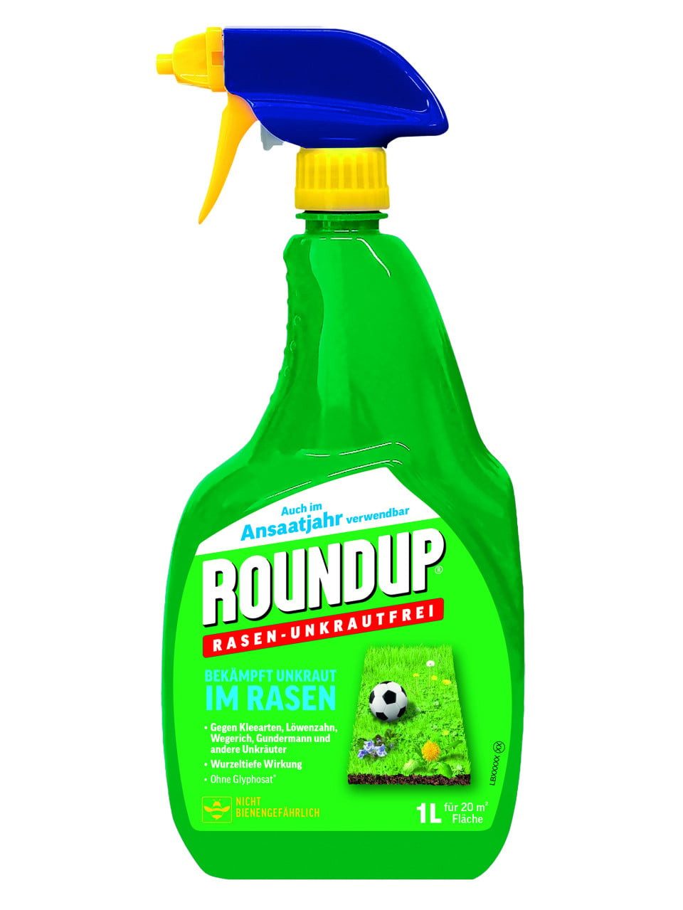 ROUNDUP Unkrautbekämpfungsmittel Roundup Rasen-Unkrautfrei AF 1 L im Ansaatjahr