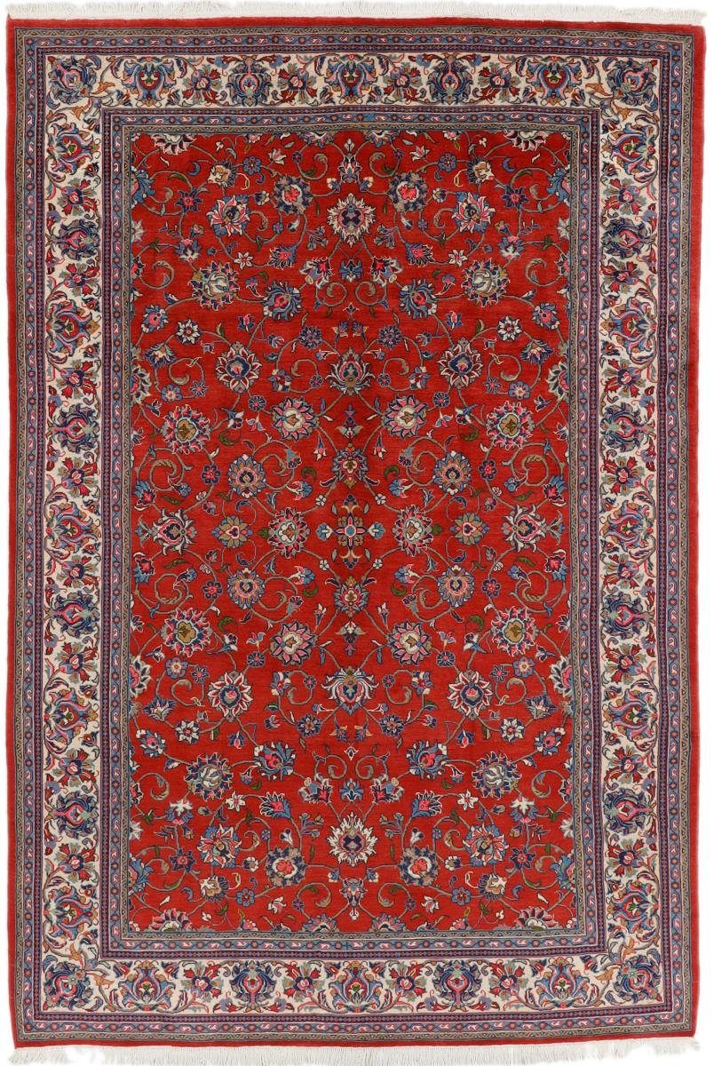 Förderungsantragsteller Orientteppich Sarough Handgeknüpfter Perserteppich, 205x303 Orientteppich Nain Trading, / rechteckig, 12 mm Höhe