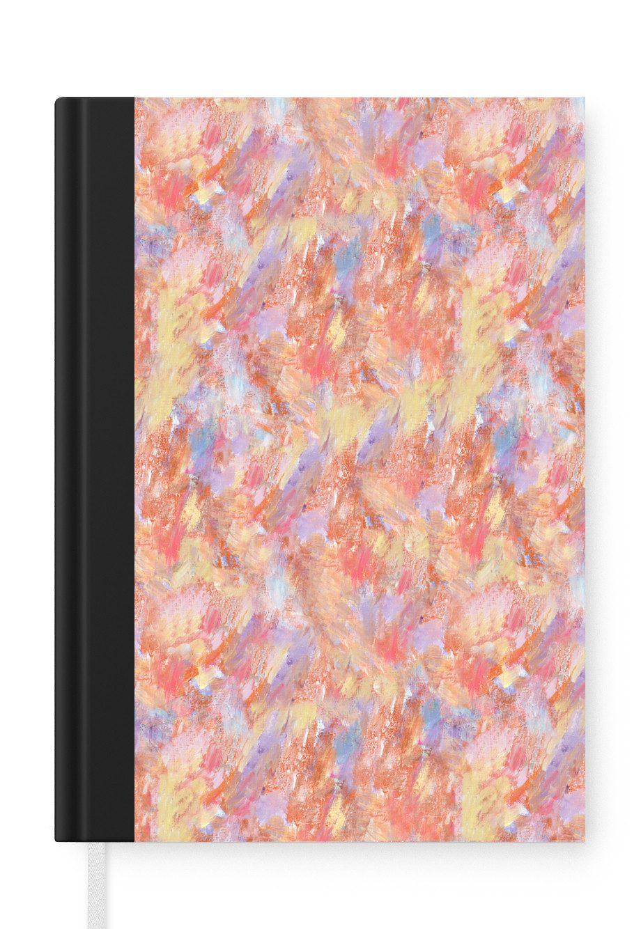 MuchoWow Notizbuch Abstrakt - Multi - Farbe - Farbe, Notebook, Notizblock a5, Tagebuch, Journal Liniert