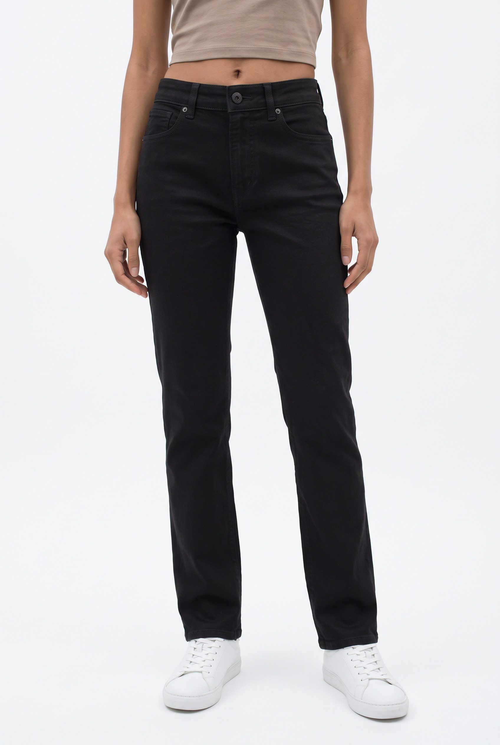 Pepe Jeans Straight-Jeans mit normaler Leibhöhe aus robustem Baumwolldenim