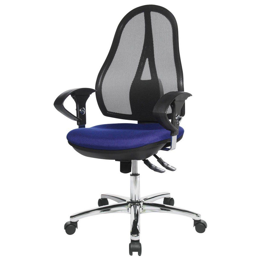 TOPSTAR Bürostuhl 1 Bürostuhl Open Point SY Deluxe - blau/schwarz