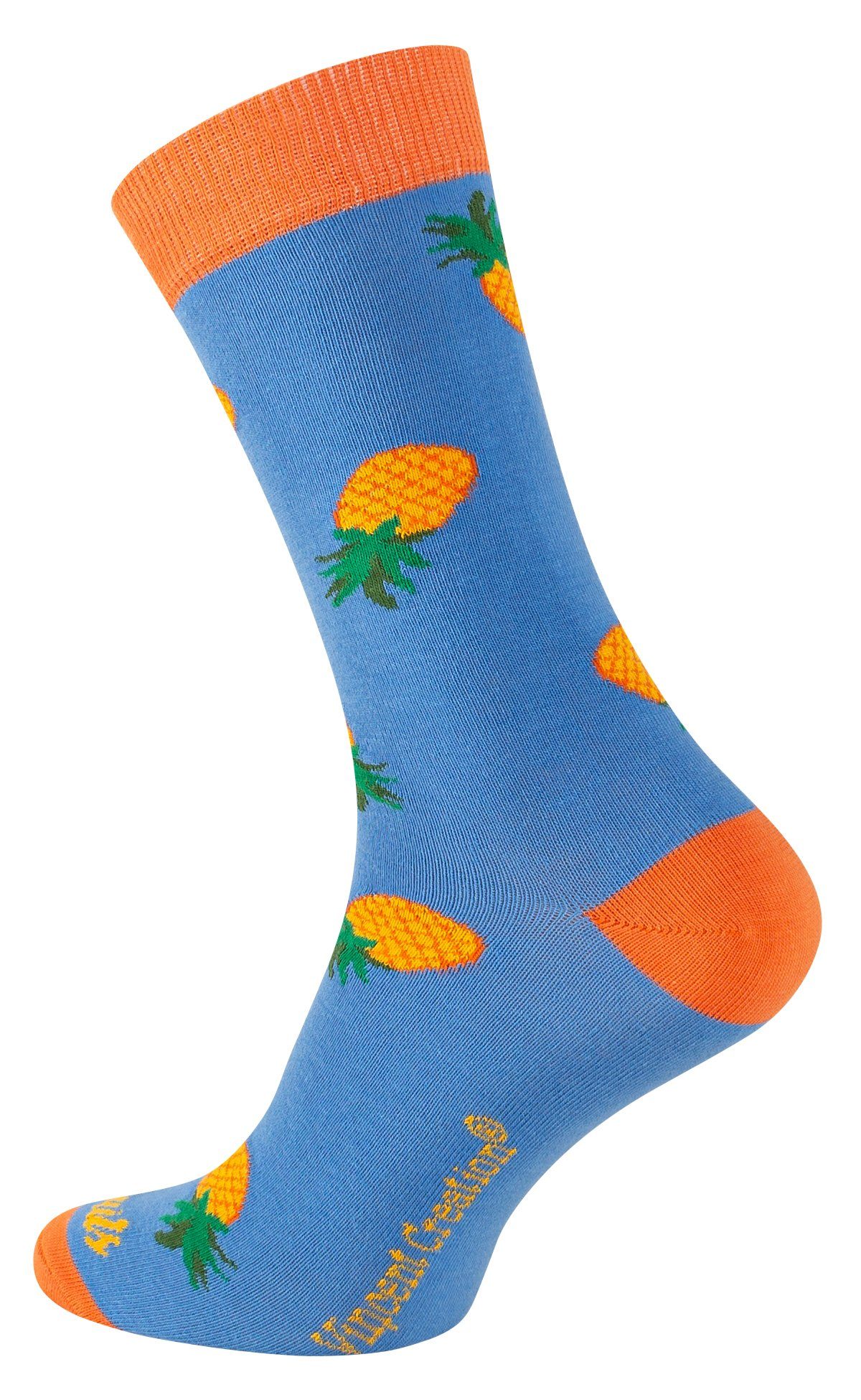 Vincent Baumwollqualität mit Creation® (3-Paar) Socken angenehmer in Design Früchte