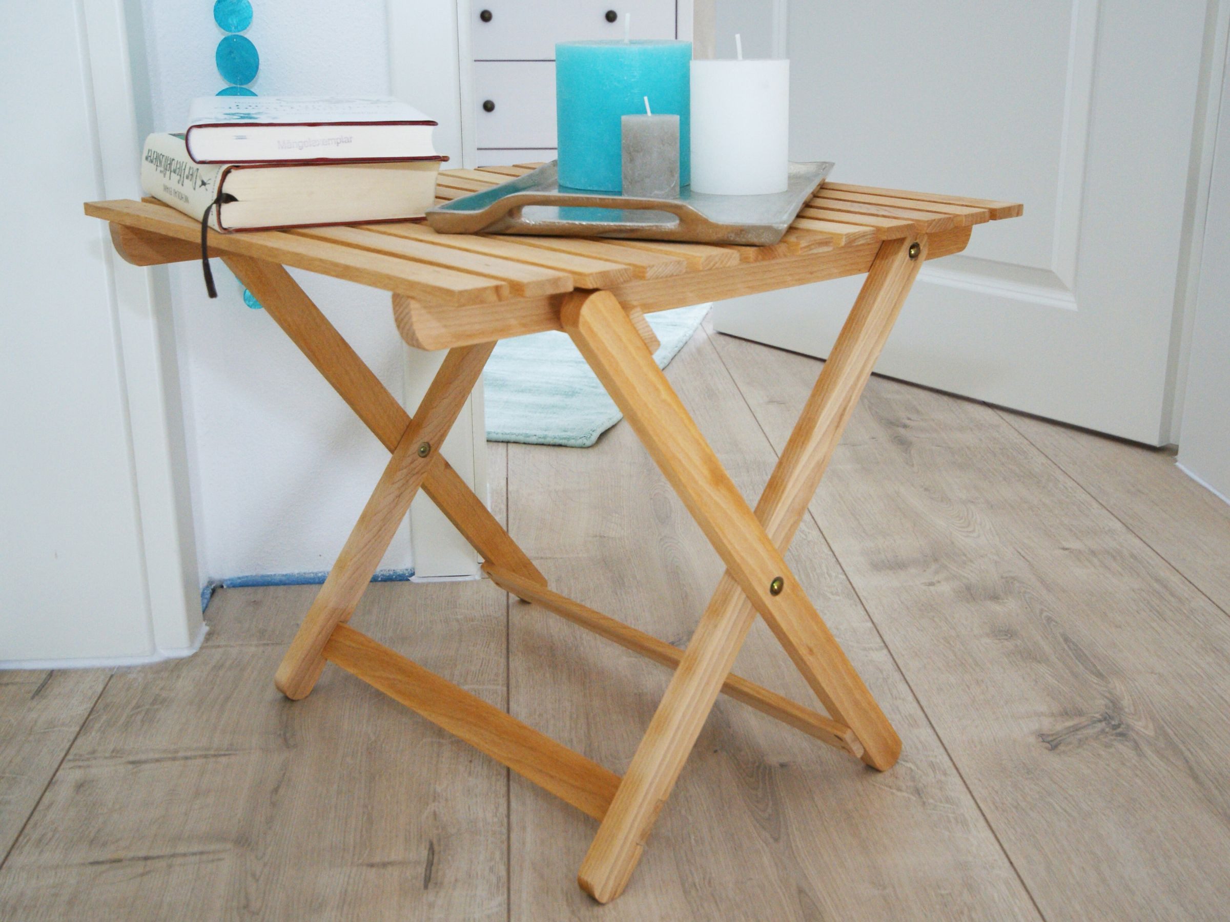 ERST-HOLZ Gartentisch Beistelltisch Buche Massiv Echtholztisch günstig online kaufen