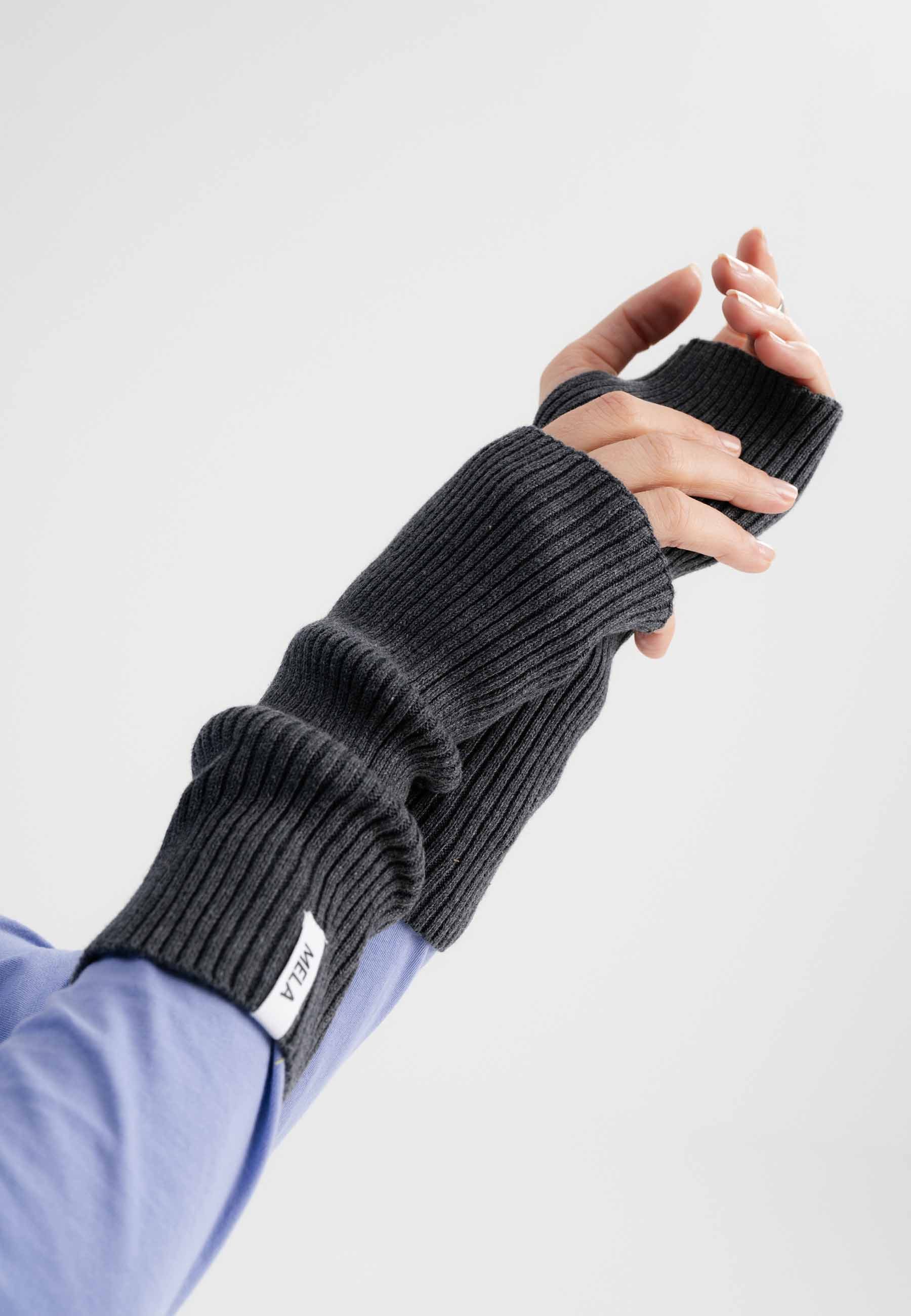 MELA Baumwollhandschuhe Pulswärmer Style DIPTA günstig online kaufen