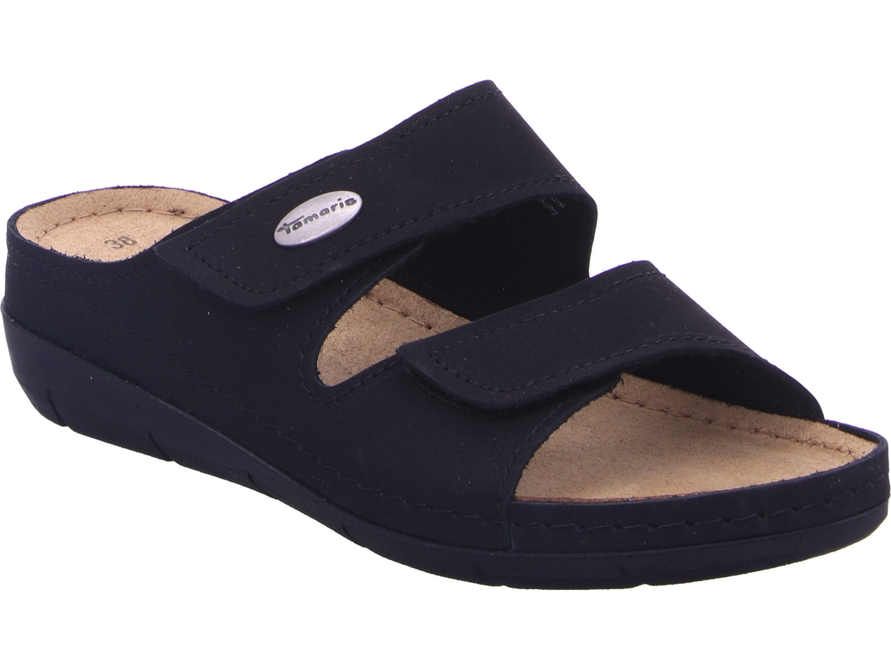 Tamaris Keilpantolette echtes Leder