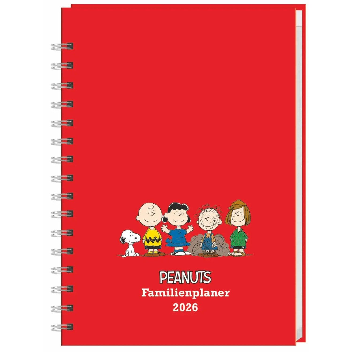 HEYE Familienkalender Peanuts Familienplaner-Buch A5 2026