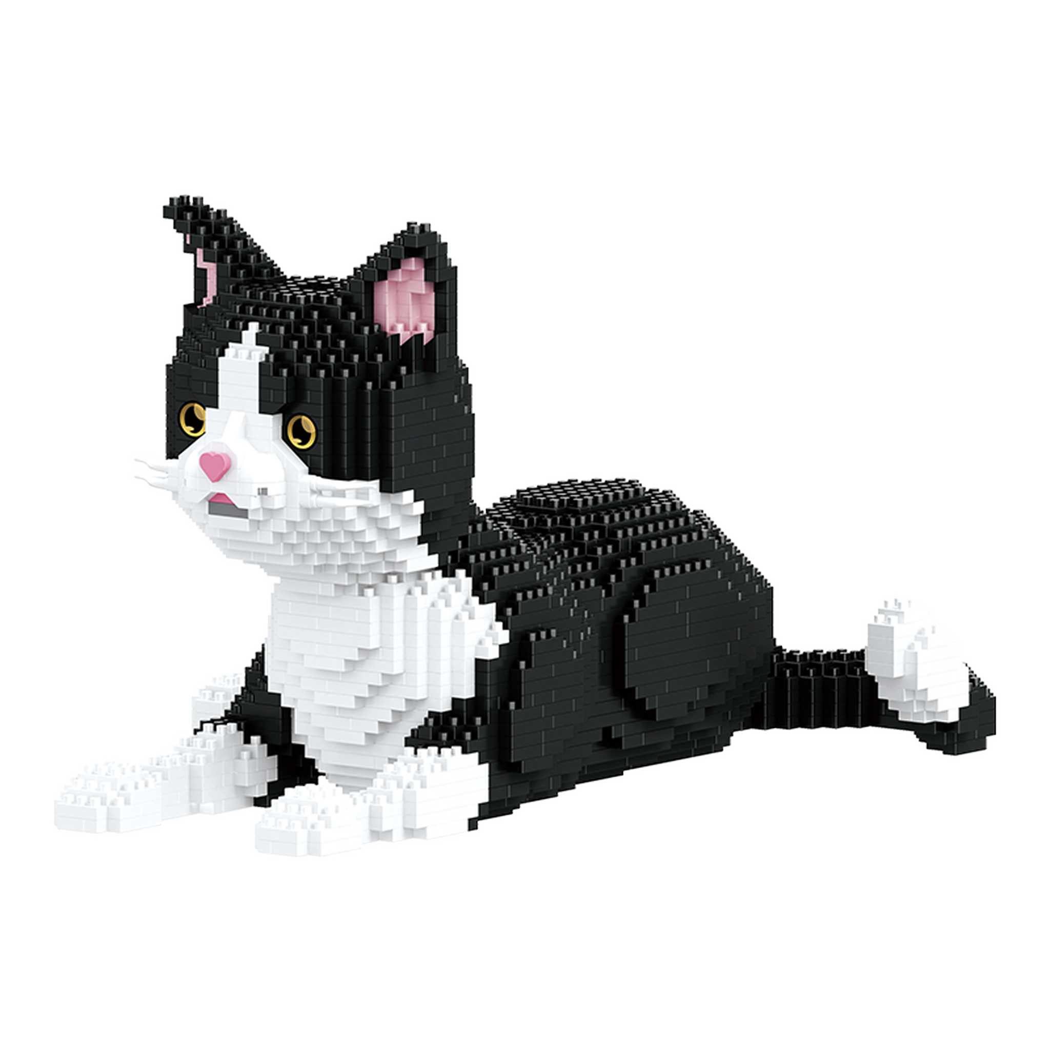 Balody B-16646 - 2in1 Schwarz-Weiße Katze (Balody) Spielbausteine – Bild 4 von 5