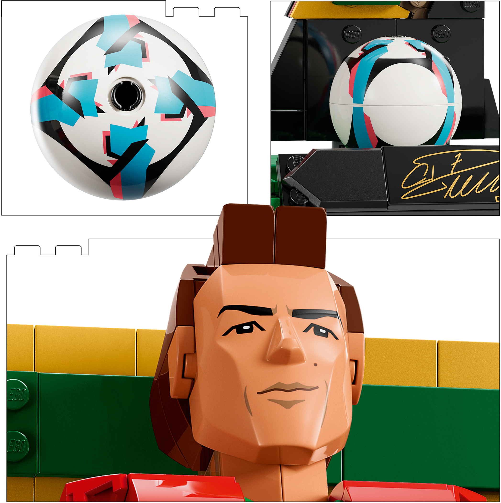 LEGO® Editions Football Cristiano Ronaldo - Fußballlegende 854 Teile 43016 Spielbausteine