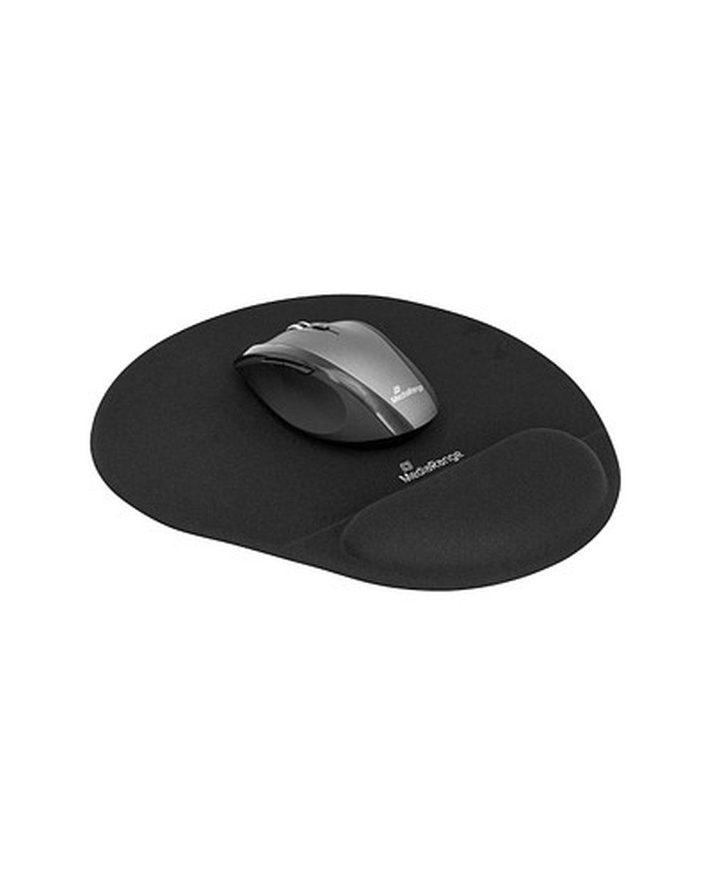 Mediarange Mauspad MEDIARANGE Mausunterlage Ergonomisch Handgelenkauslage schwa
