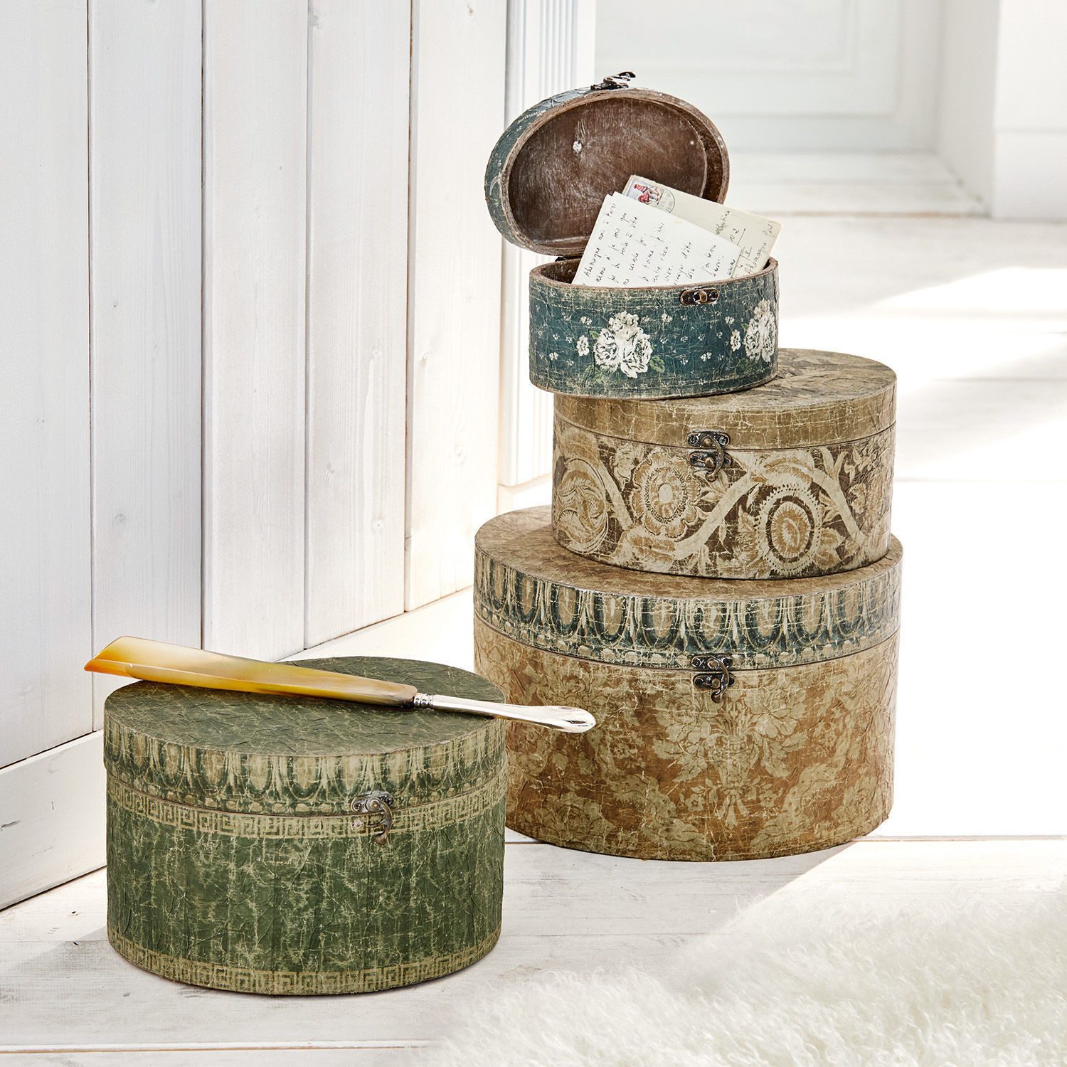 Mirabeau Dekokorb Box 4er Set Talais bunt (4er Set, 4er Set)