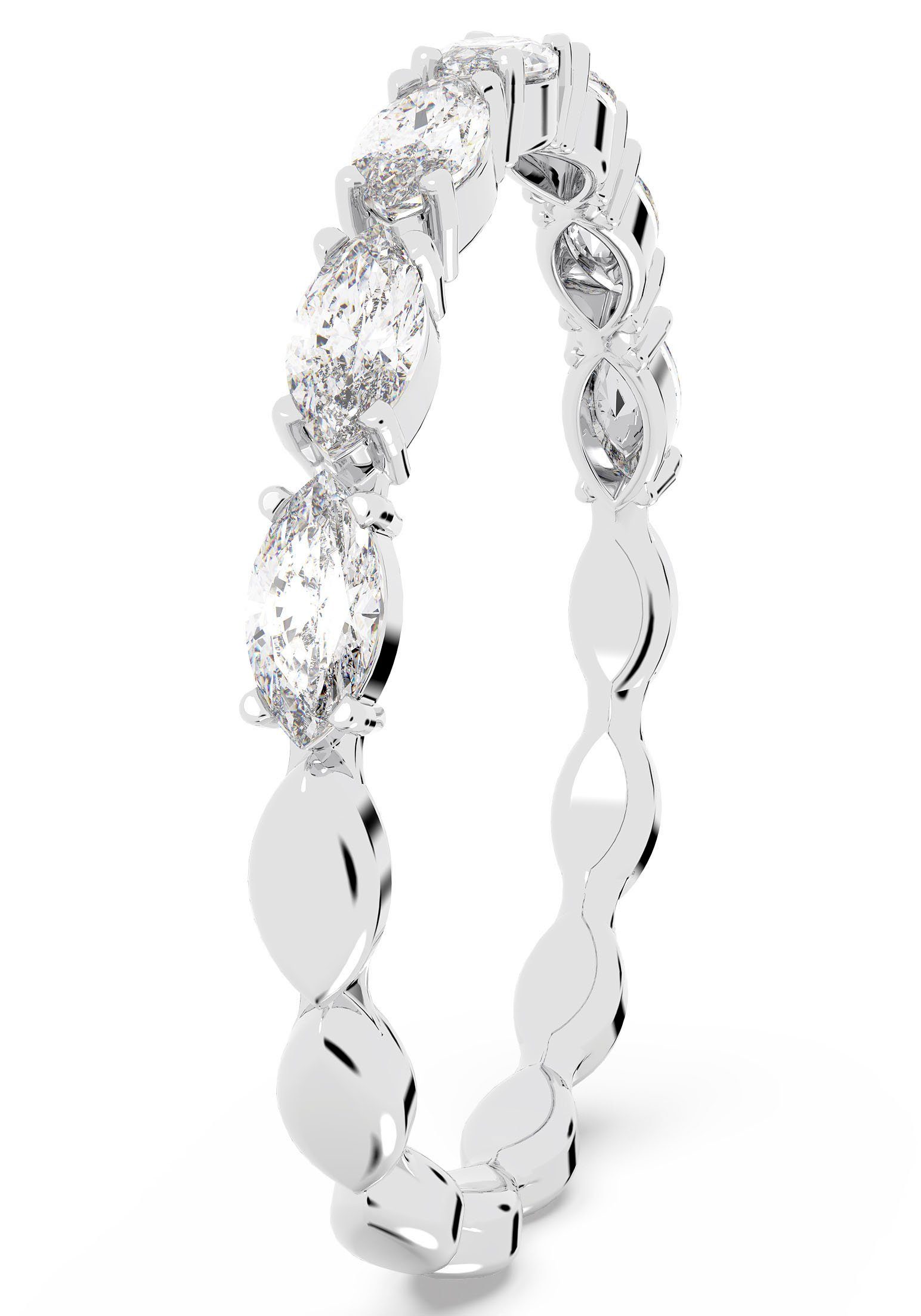 Swarovski Fingerring Matrix Marquise Vittore, mit Swarovski® Kristall