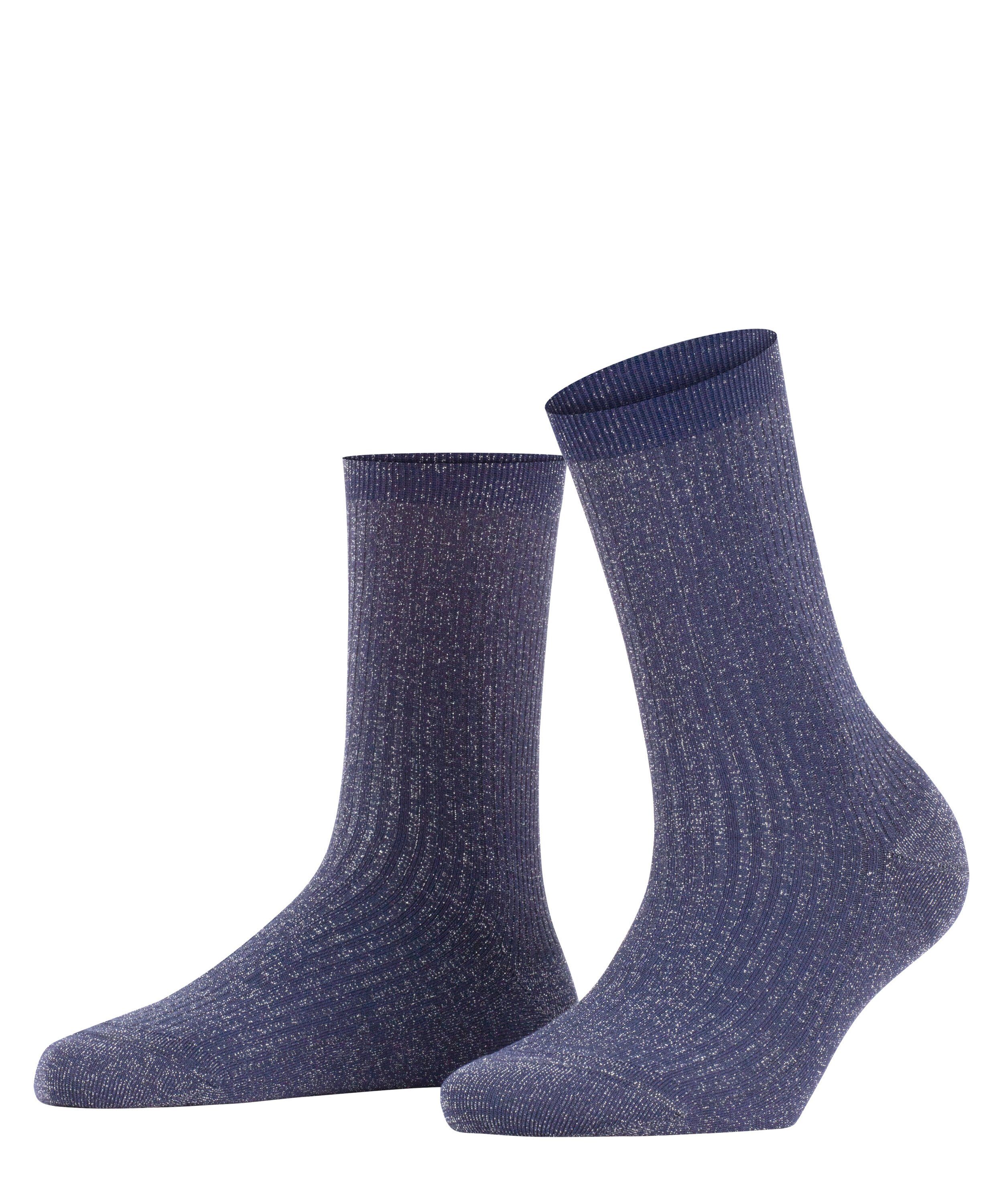 FALKE Socken Shiny Rib (1-Paar) royal blue (6000)
