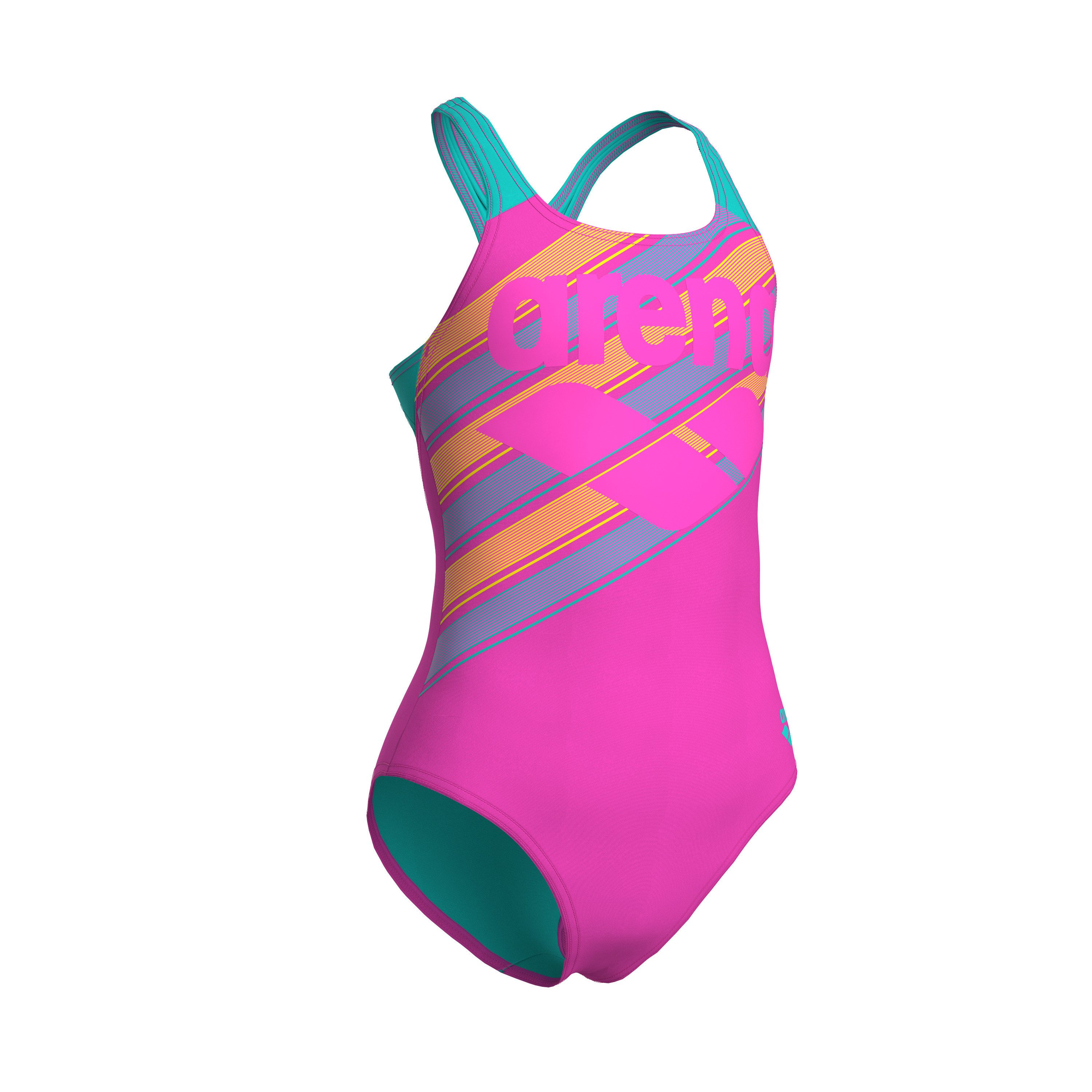Arena Badeanzug G ARENA LINES SWIMSUIT SWIM PRO BACK L UV-Schutz UPF 50+