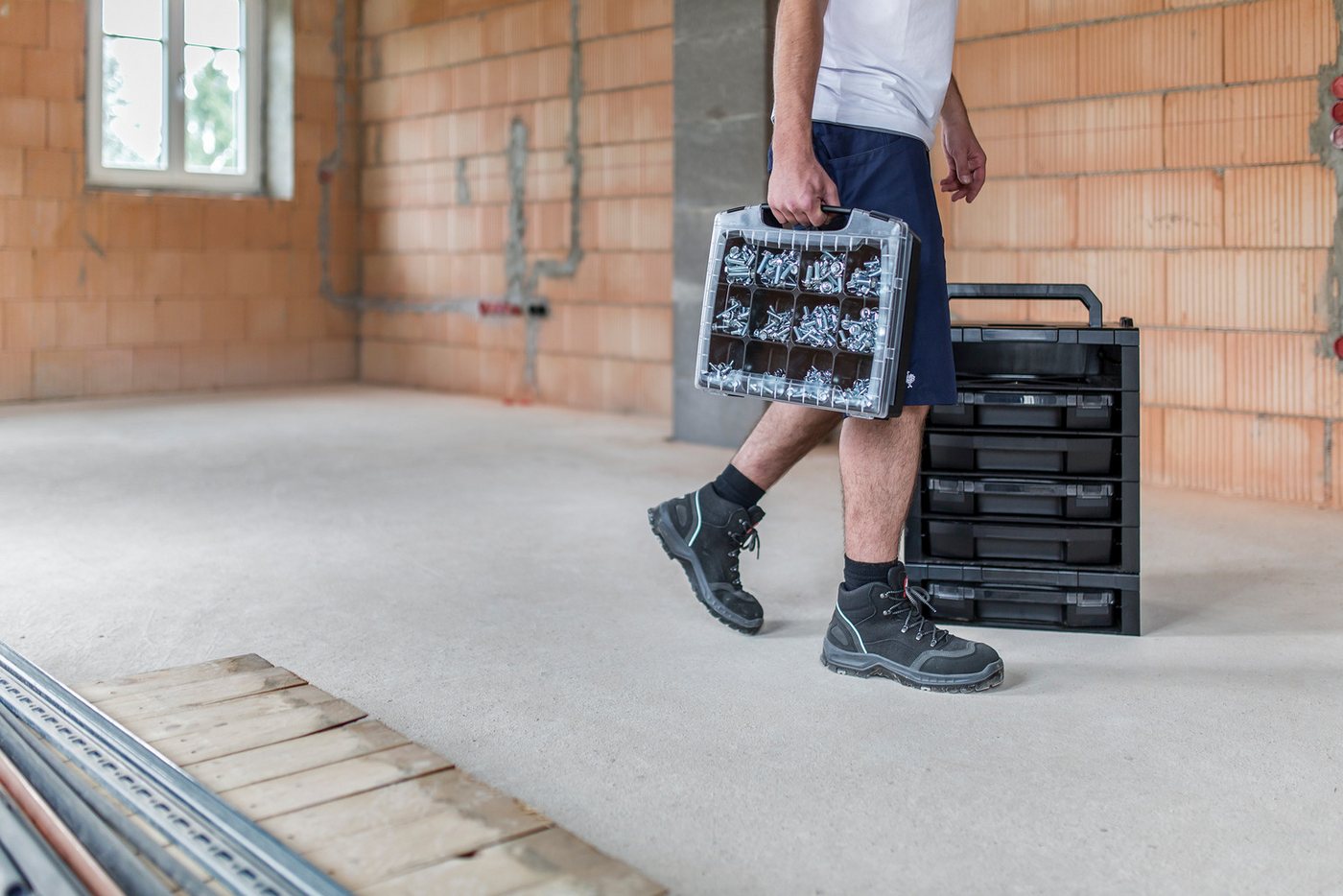 Thumbnail - Sortimo® Werkzeugkoffer Sortimo Systemkoffer i-Boxx 72 schwarz Industrial Line Mit Insetboxen