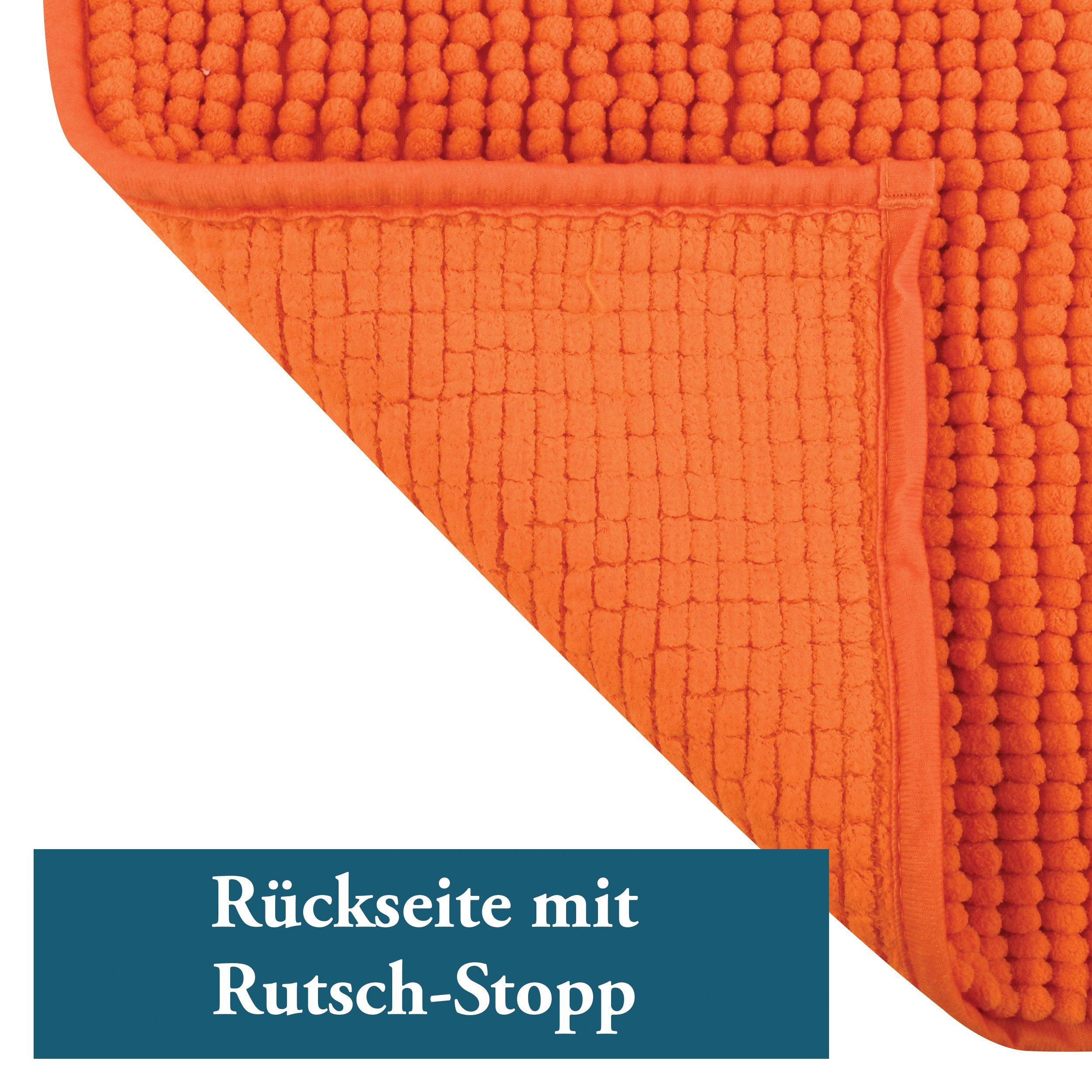 MSV Badematte CHENILLE, Höhe 12 mm, günstig online kaufen