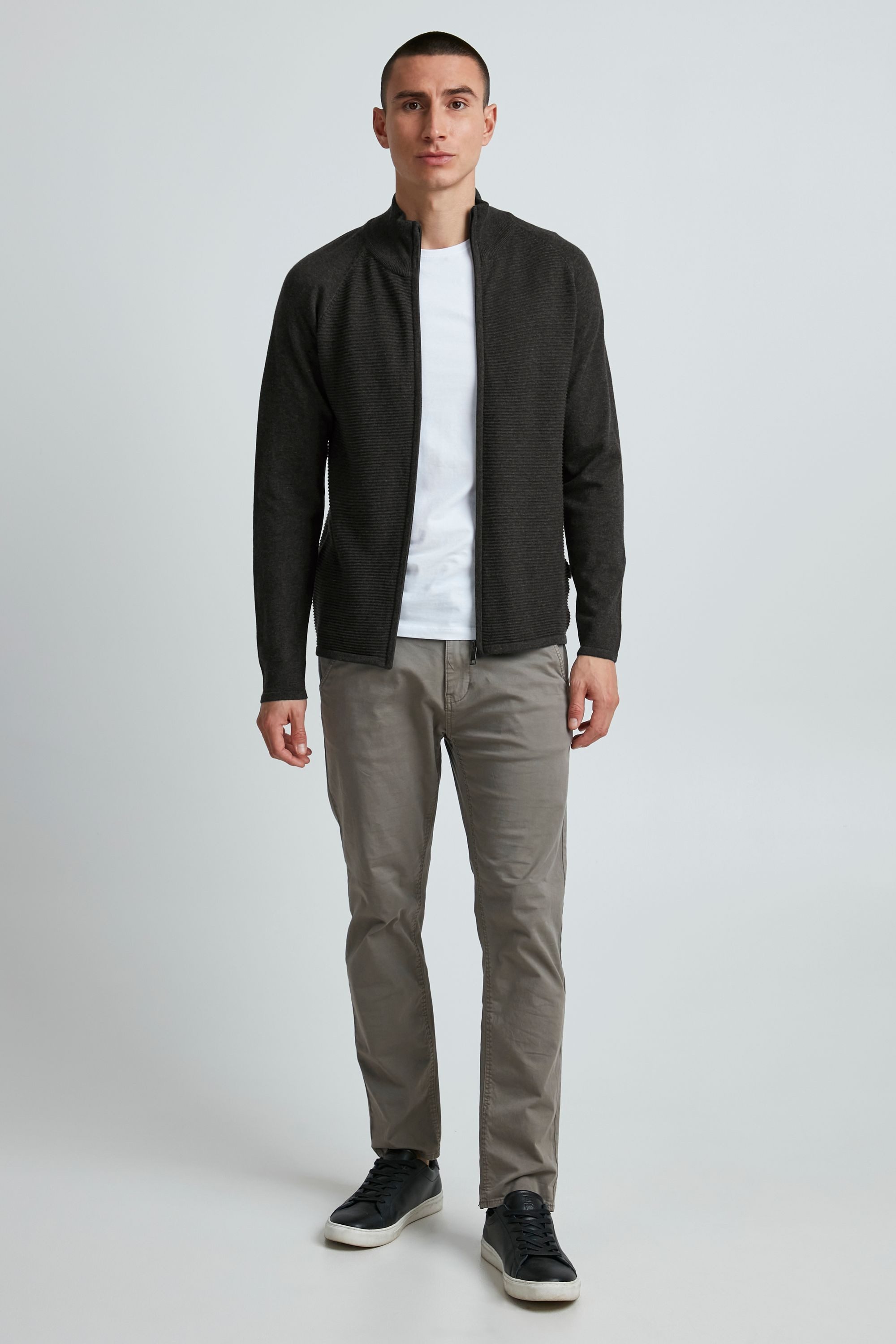 11 Project Strickjacke PRBalin Feinstrick Zip-Jacke günstig online kaufen