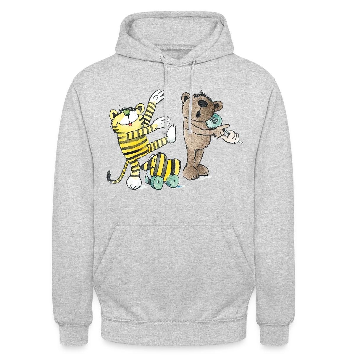 Hoodie Janosch Tiger und Freunde Machen Musik Unisex Hoodie