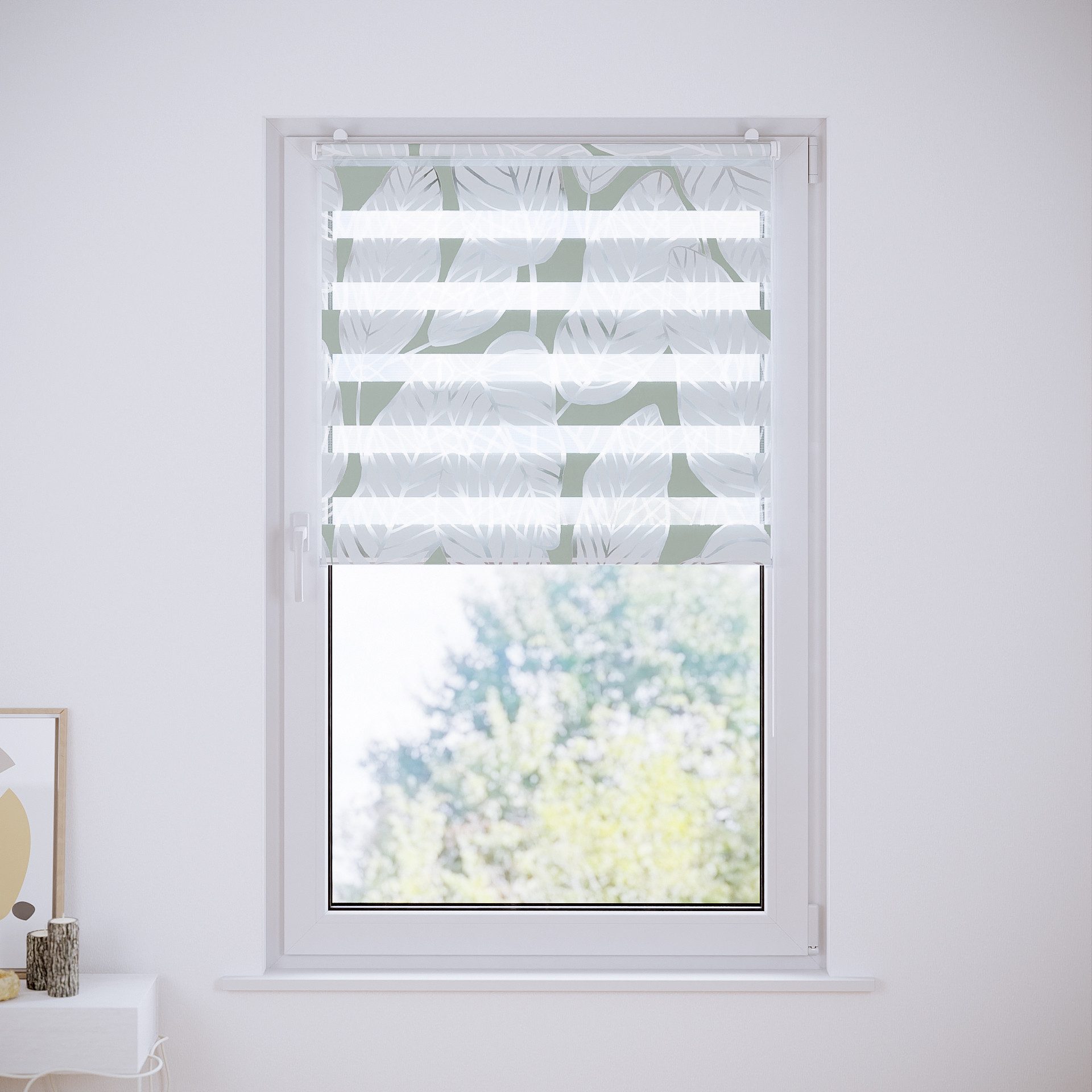 Doppelrollo Duo Rollo, Roomy, Klemmbar, Anschraubbar, Klemmbar, Anschraubbar