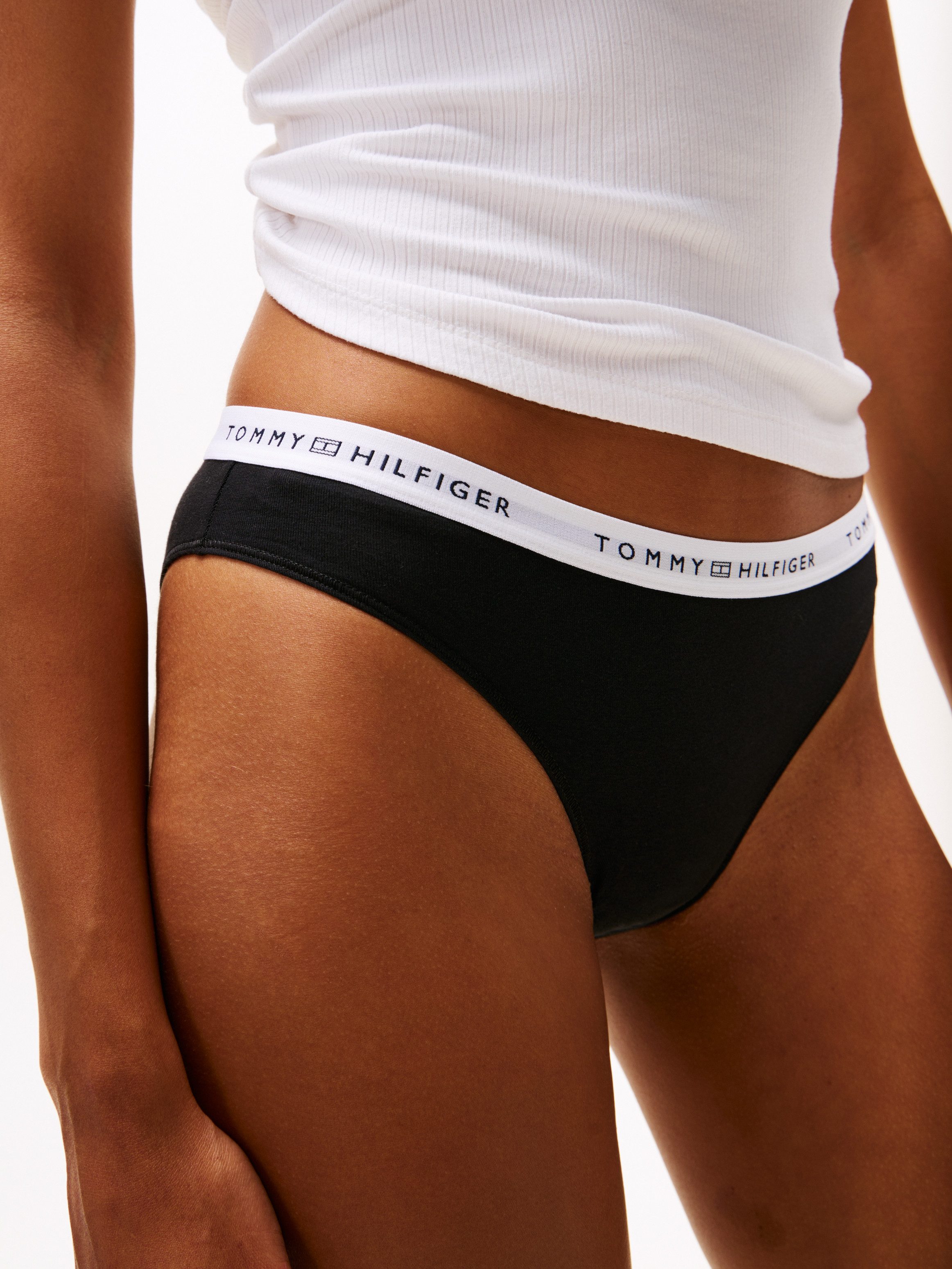 Tommy Hilfiger Underwear Slip PT COTTON BIKINI mit Logobund