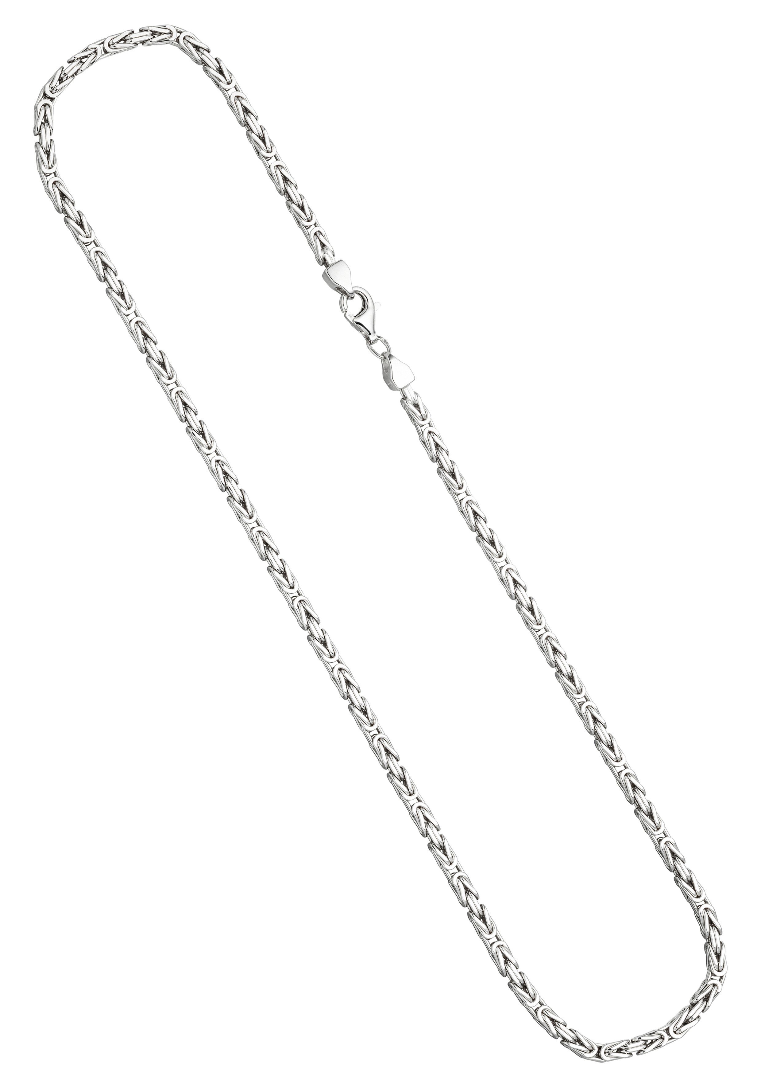 JOBO Silberkette, Königskette 925 Silber 50 cm 3,1 mm