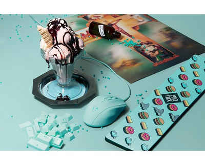 MIONIX Gaming + Artists Maus Castor Ice Cream Eis Optisch Mäuse (Daumenknopf, LED-Leuchteffekte, ergonomisches Design)