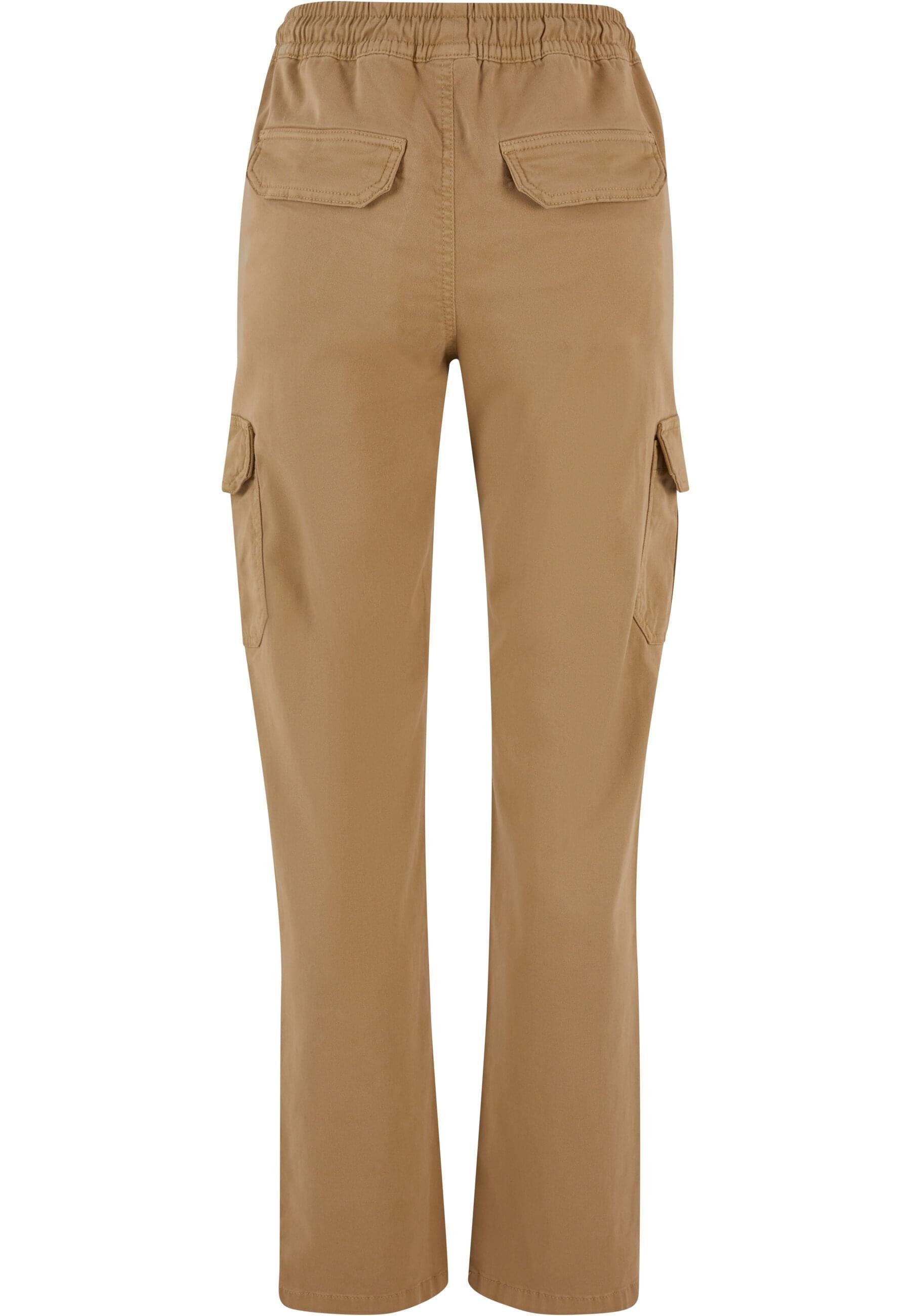URBAN CLASSICS Cargohose Urban Classics Damen Ladies High Waist Twill Cargo günstig online kaufen