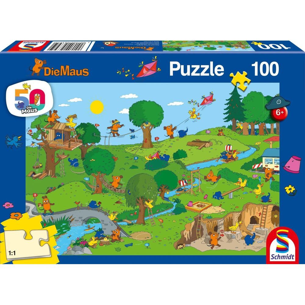 Schmidt Spiele Puzzle Im Spielpark, 100 Teile Puzzle, 100 Puzzleteile