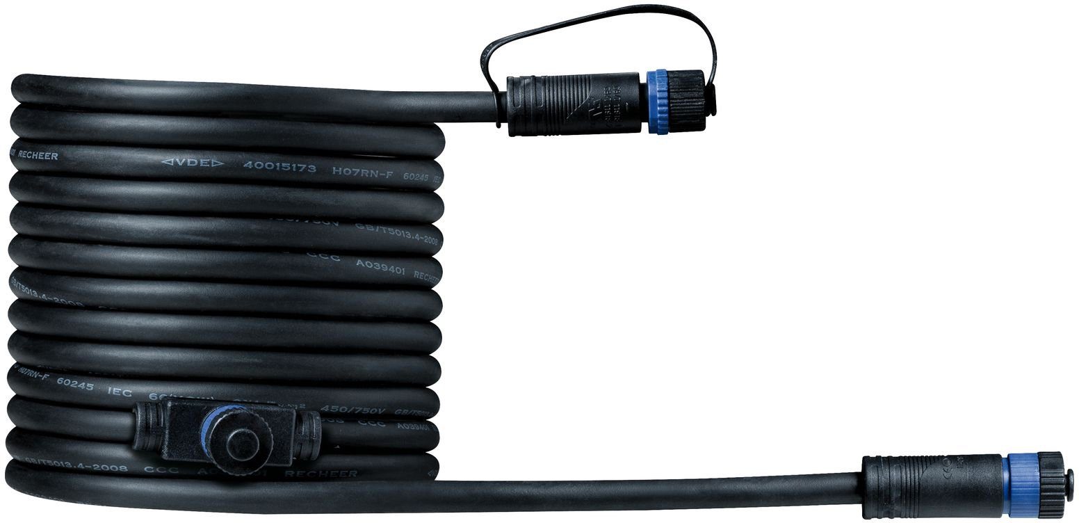 Paulmann Outdoor Plug&Shine 5m IP68 Lampen-Verbindungskabel, (500 cm), 1 in - 2 out