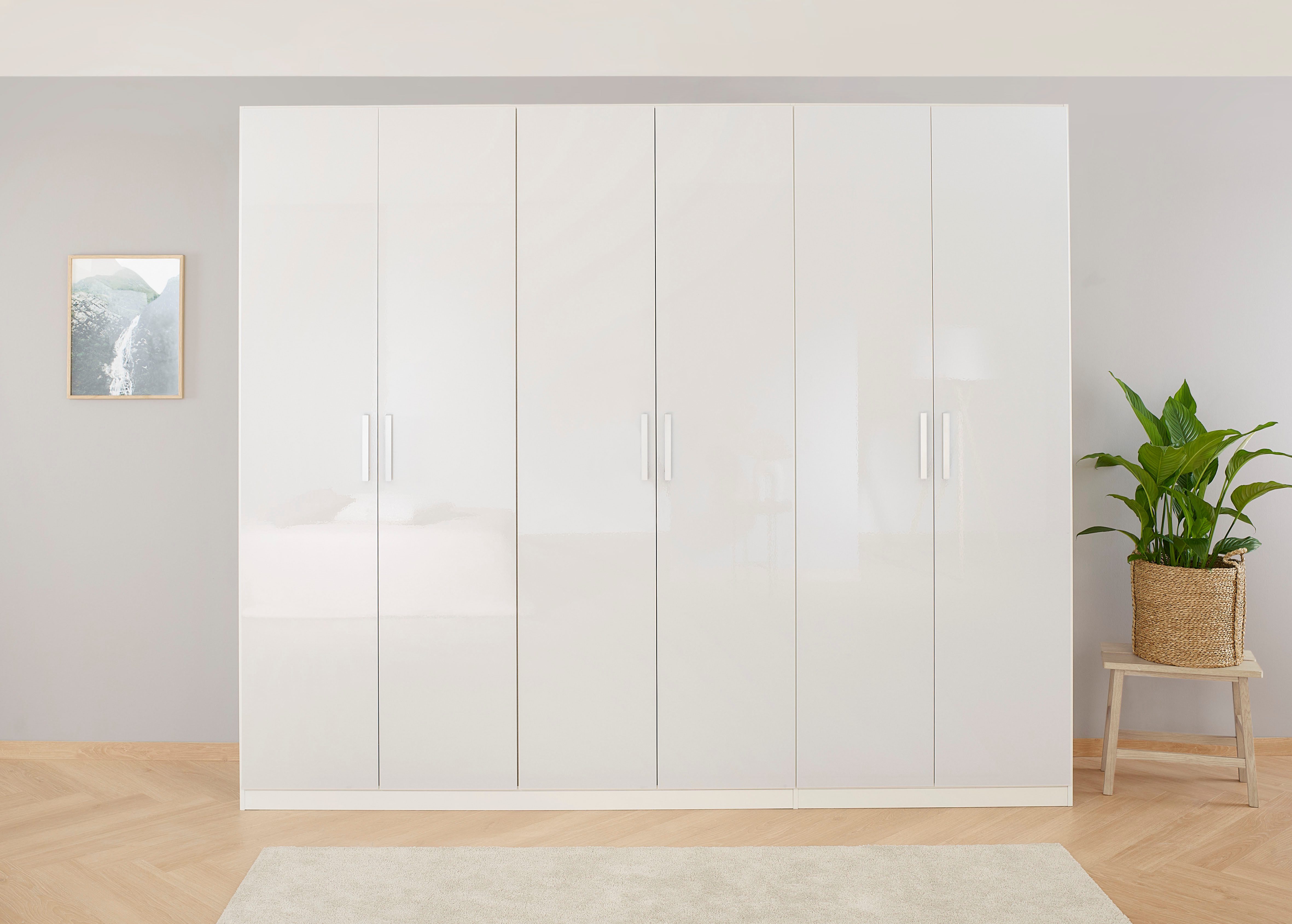 rauch Drehtürenschrank Kleiderschrank Schrank Garderobe KOLUNA mit Hochglan günstig online kaufen