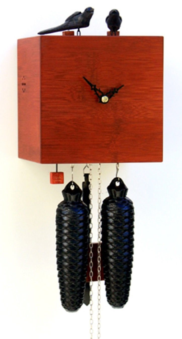 Rombach & Haas Pendelwanduhr Kuckucksuhren ROMBA Design Serie BB33 8-Tage (hörbares Tickgeräusch)