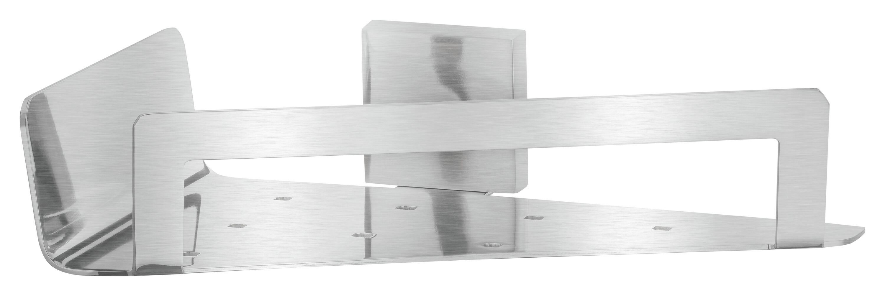 tesa Duschablage 1x tesa EXXCLUSIV Eck-Duschkorb, Komplett-Set 2-tlg., edelstahl 15 cm : 22 cm : 5,5 cm