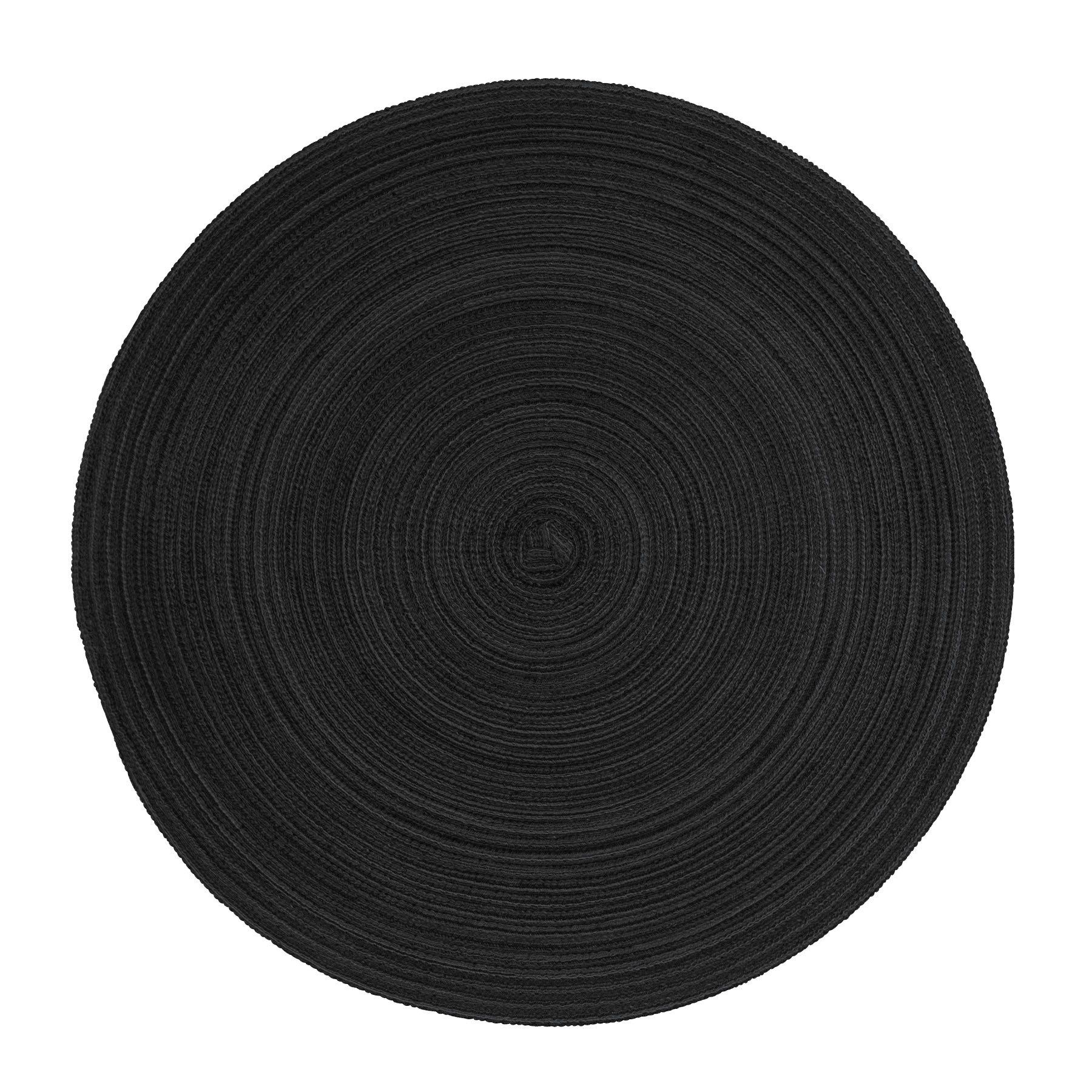 Platzset Tischset rund 12er Set Samba Kreis 038 noir