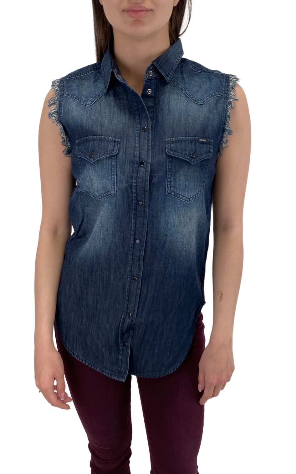 Diesel Jeansbluse Diesel DE-Sovita Shirt Damen Jeanshemd
