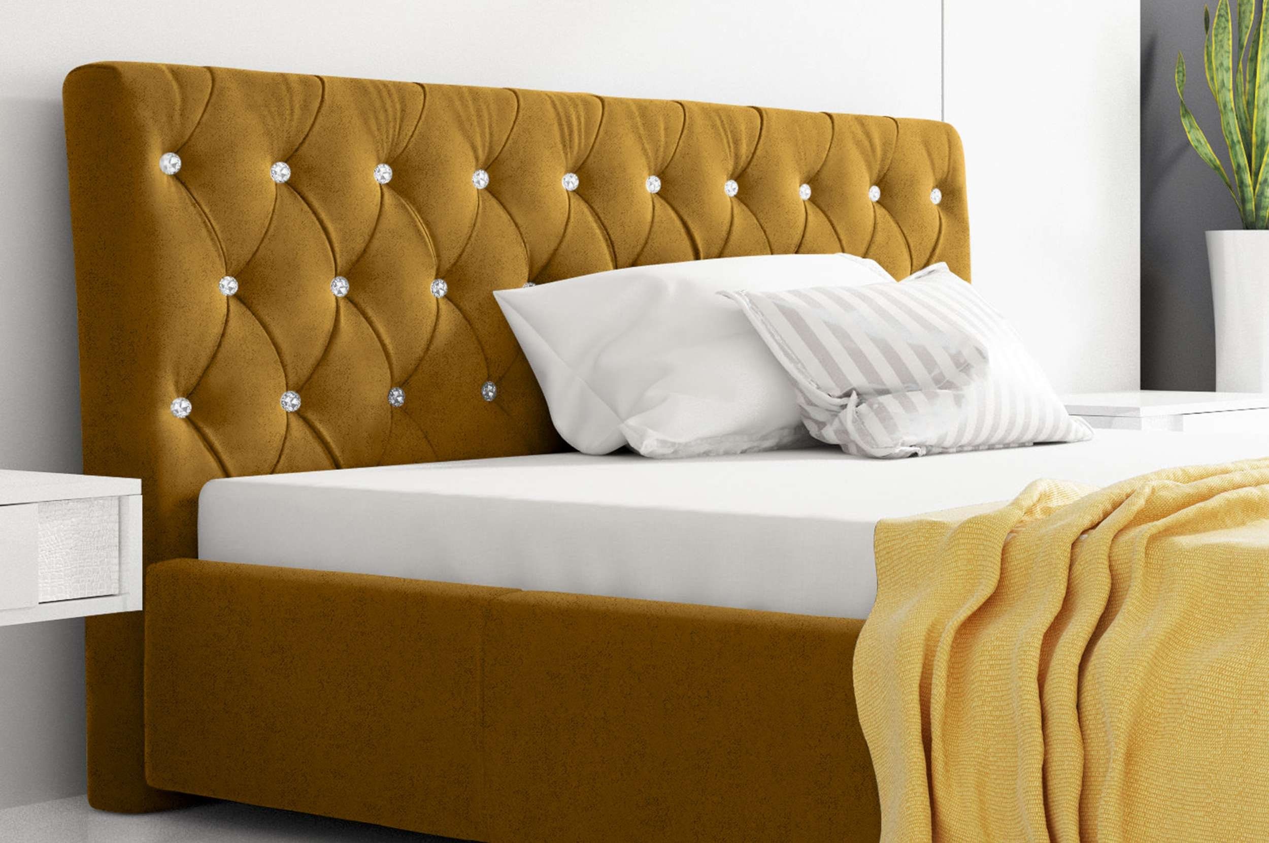 99rooms Polsterbett Kevin (Schlafzimmerbett, Bett), 120/140/160/180/200x200 günstig online kaufen