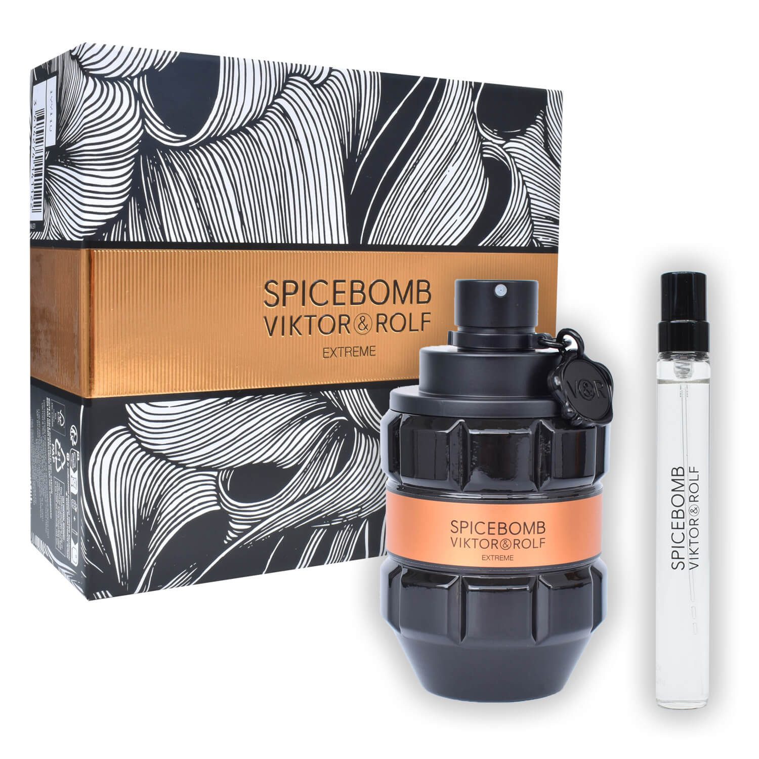 Viktor & Rolf Duft-Set Spicebomb Extreme Eau de Parfum 90 ml + 10ml Travelstick