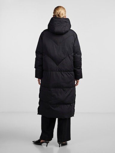 Y.A.S Steppmantel YASIRIMA LS S. NOOS DOWN LONG COAT Black