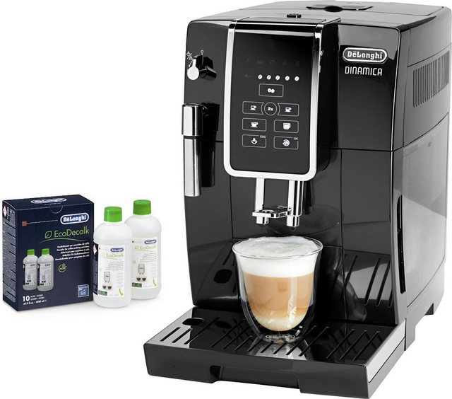 De’Longhi Kaffeevollautomat Dinamica ECAM 358.15.B, Sensor-Bedienfeld, inkl. Pflegeset im Wert von € 31,99 UVP