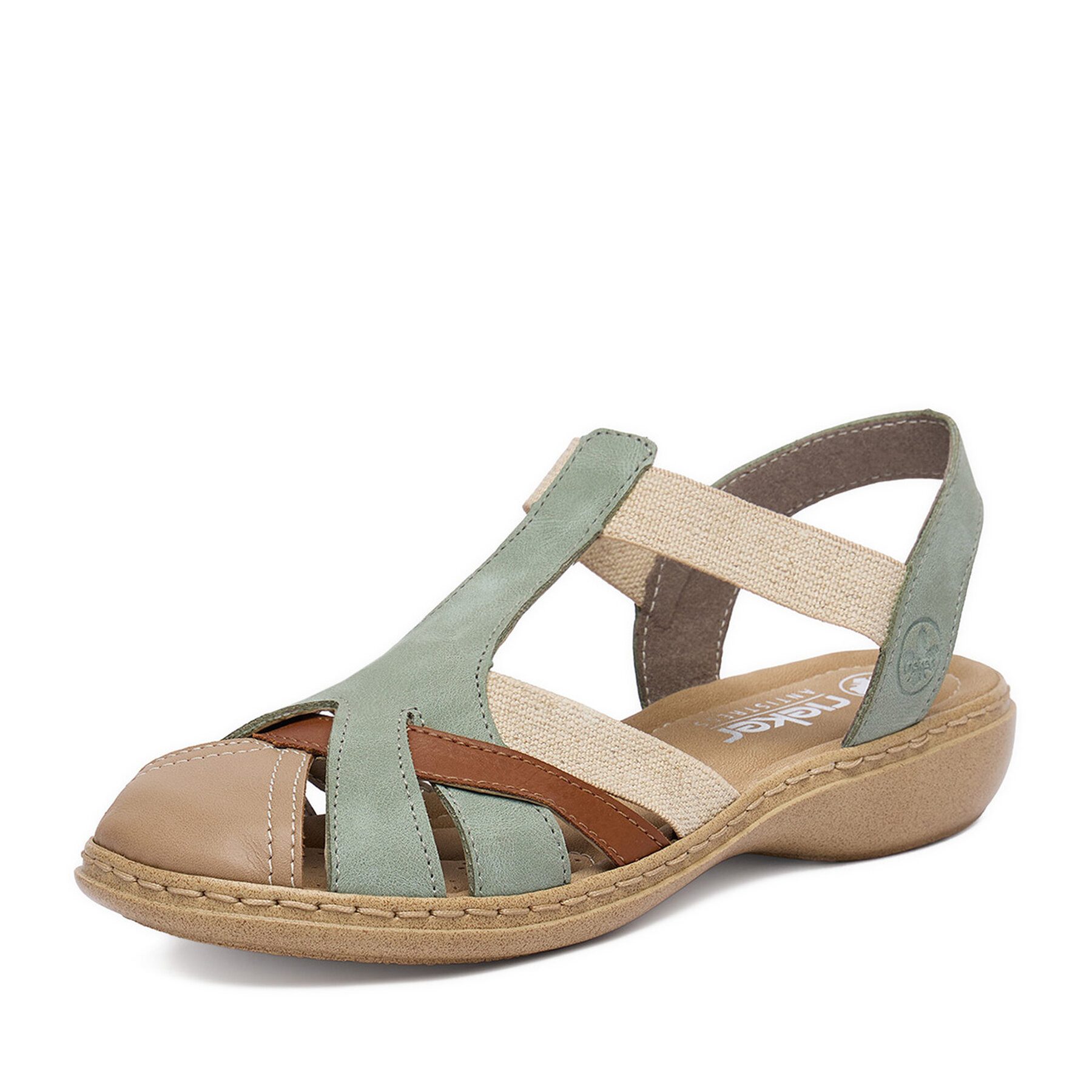 Rieker Rieker Damen-Sandalen Grün Sandale