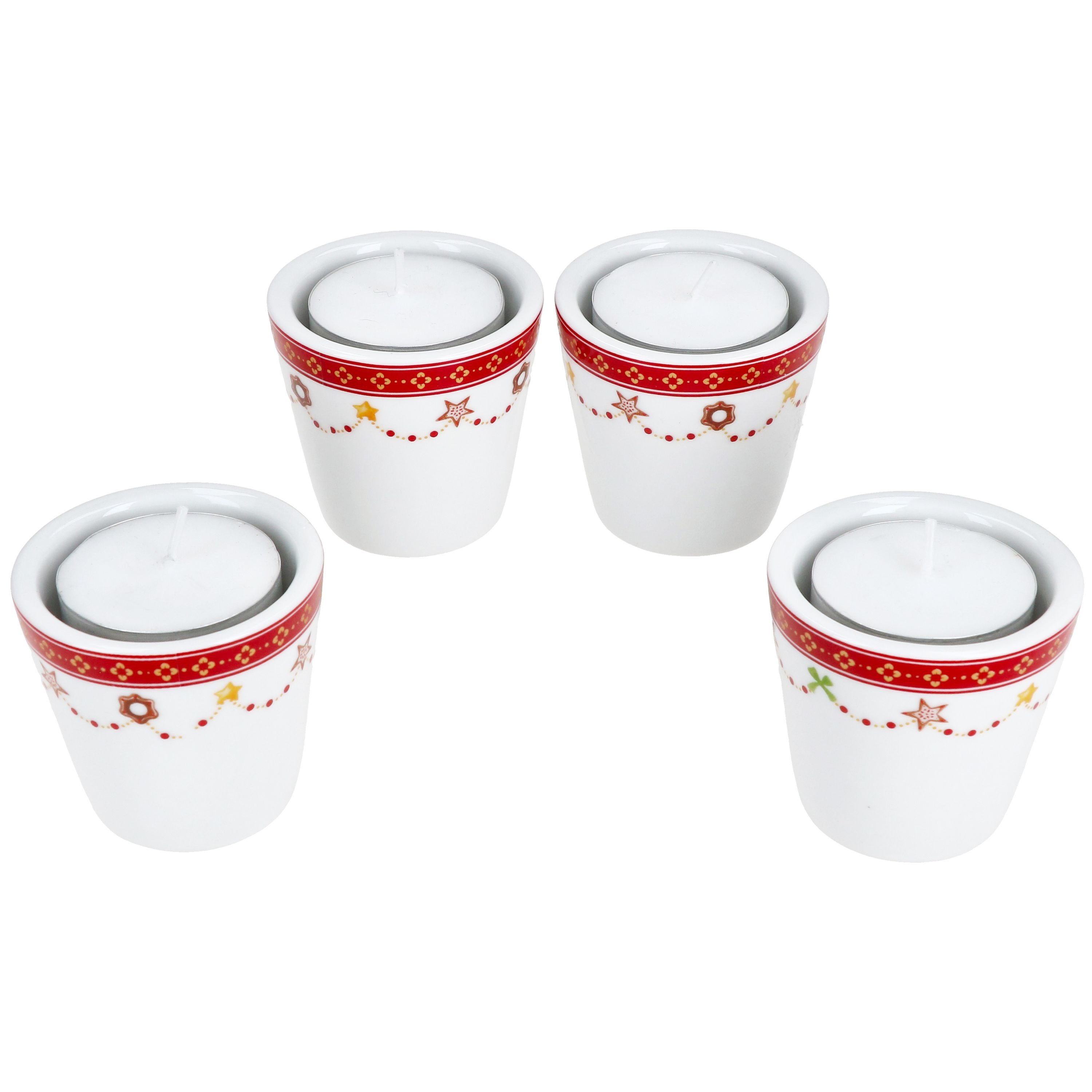 MamboCat Teelichthalter 4x Teelichthalter Weihnachtstraum H günstig online kaufen