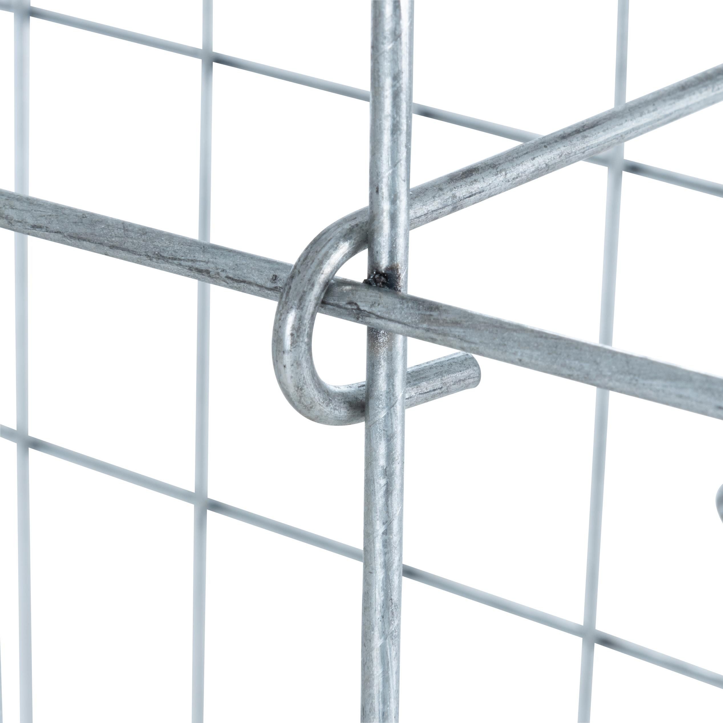 ESTEXO Gabionenzaun Gabione Steingabione Steinkorb 100x200x30 cm Gabionenwand Gabionenko