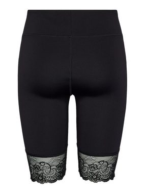 pieces Radlerhose - Bikeshorts mit Spitze - High Waist - Slim Fit - PCAMIVA HW LACE