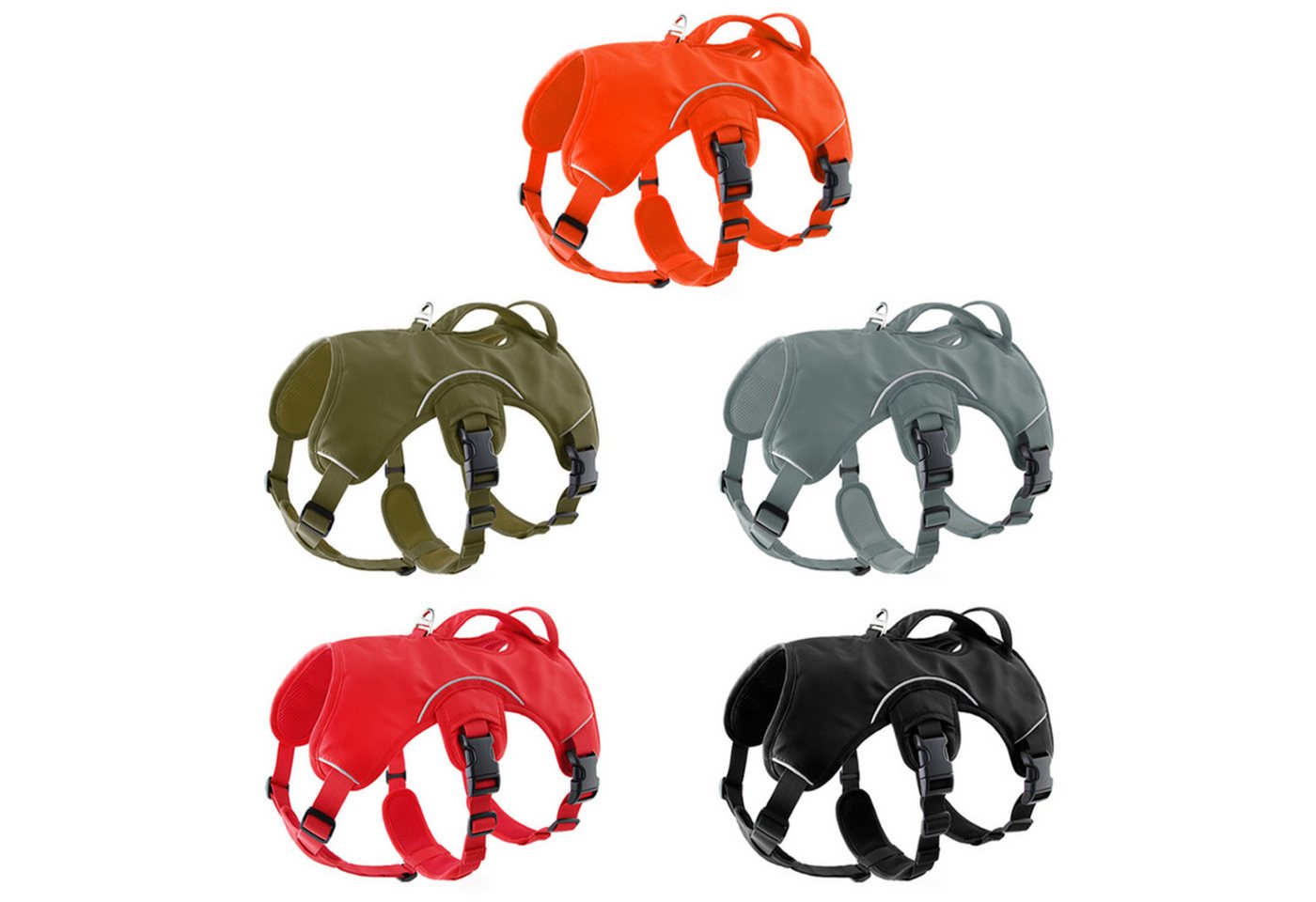 Thumbnail - BYSURE Hunde-Geschirr, Polyester, Hundegeschirr für Hunde ohne Würgen