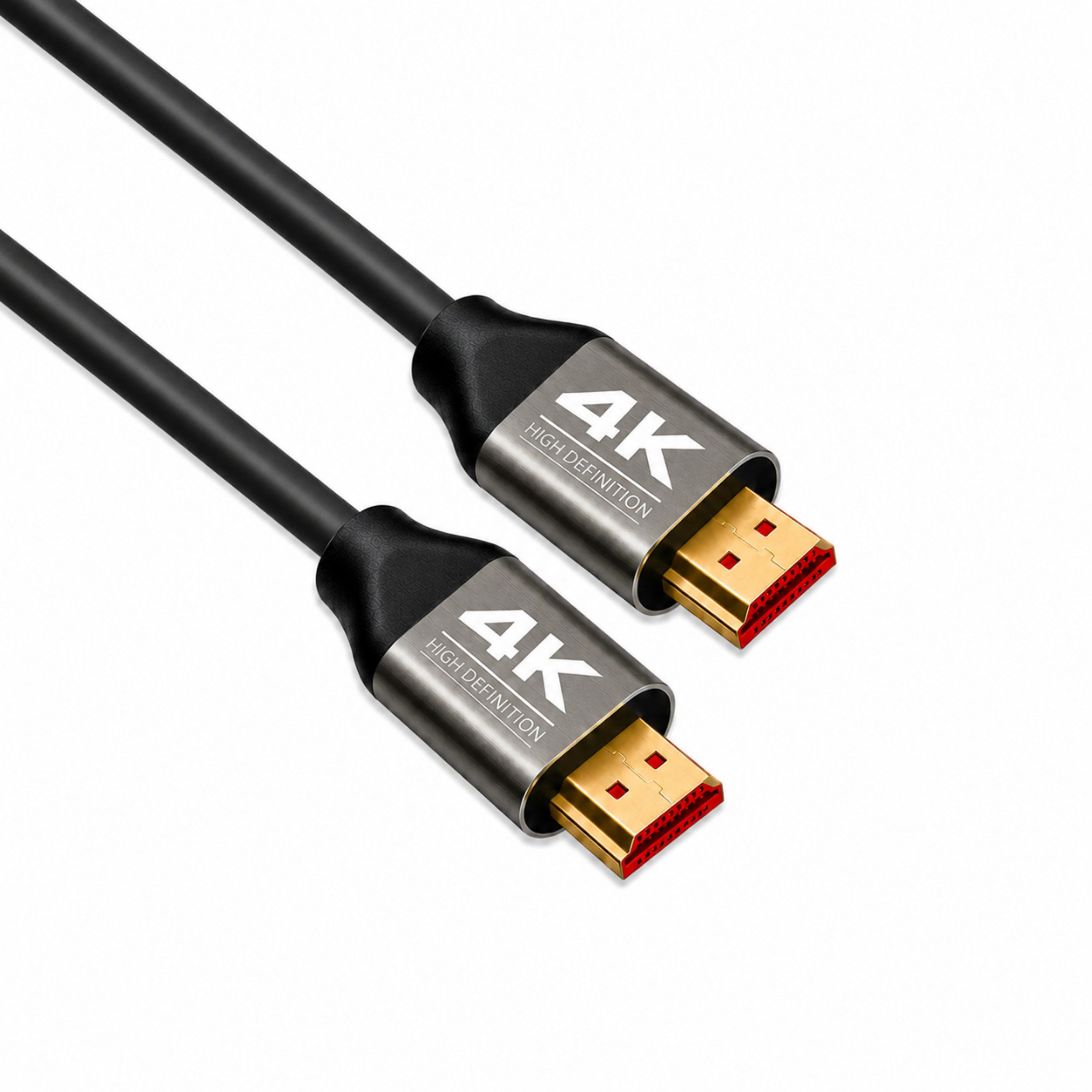 PlugUp 4K @ 60Hz HDMI 2.0 High Speed Kabel mit bis zu 18 Gbit/s HDMI-Kabel, HDMI, HDMI 2.0 Typ A (150 cm), HDMI 2.0 Typ A 18 Gbit/s Bandbreite für Gaming, Streaming, Heimkino von PlugUp