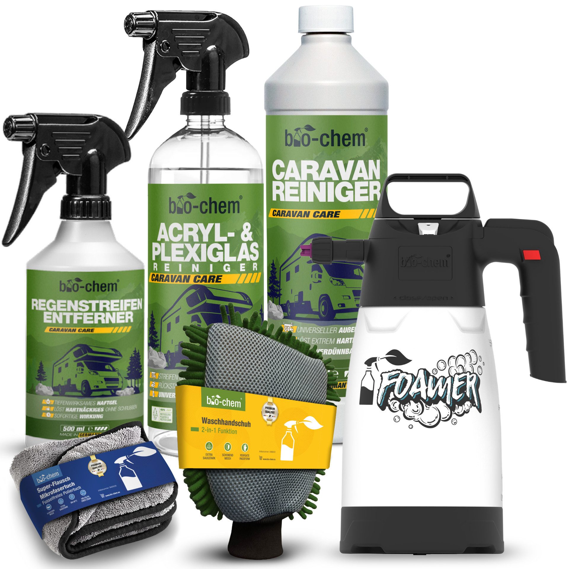 bio-chem Auto-Reinigungsmittel (Entfernt Regenstreifen, Baumharz & Insektenrückstände)