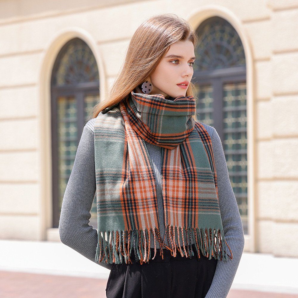 XDeer Wollschal Damen Schal,Winter Schal Poncho günstig online kaufen