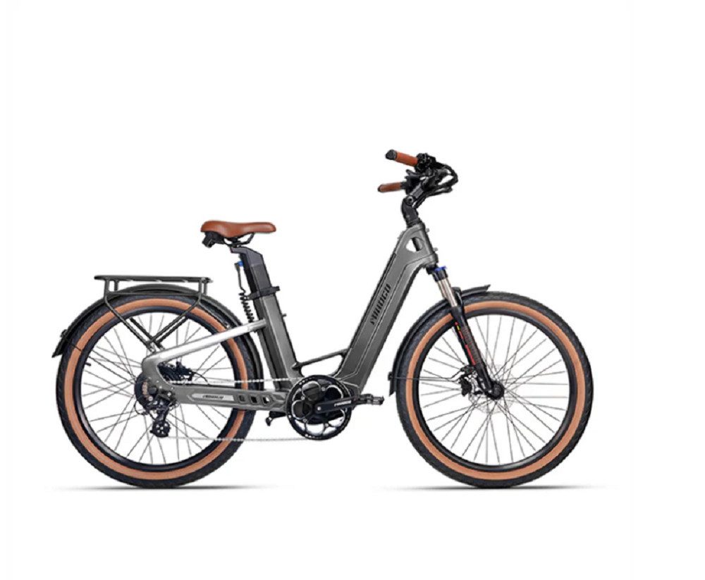 DOTMALL E-Bike Cityrad Mihogo Air Elektrofahrrad, 48V9.6AH *2 Doppelakku,7 Gang Shimano