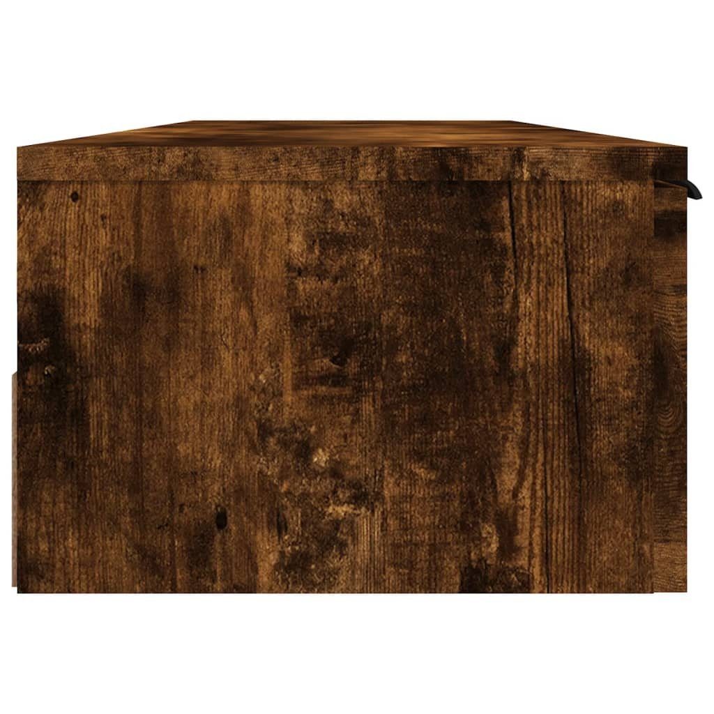 Wandschrank Räuchereiche Regal 1-tlg. cm Holzwerkstoff, 102x30x20 vidaXL