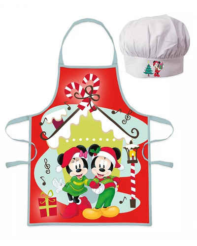 Disney Kochschürze Mickey Minnie Maus Kochschürze Weihnachten Unisex X-Mas Backset