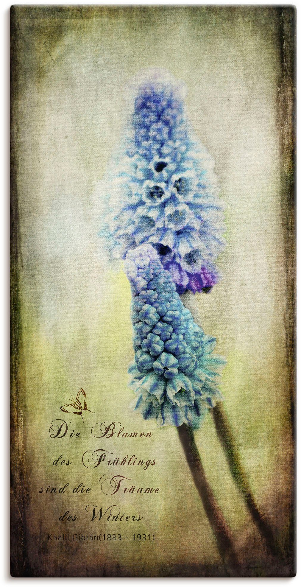 Artland Leinwandbild Der Frühling kommt, Arrangements (1 St), auf Keilrahmen gespannt